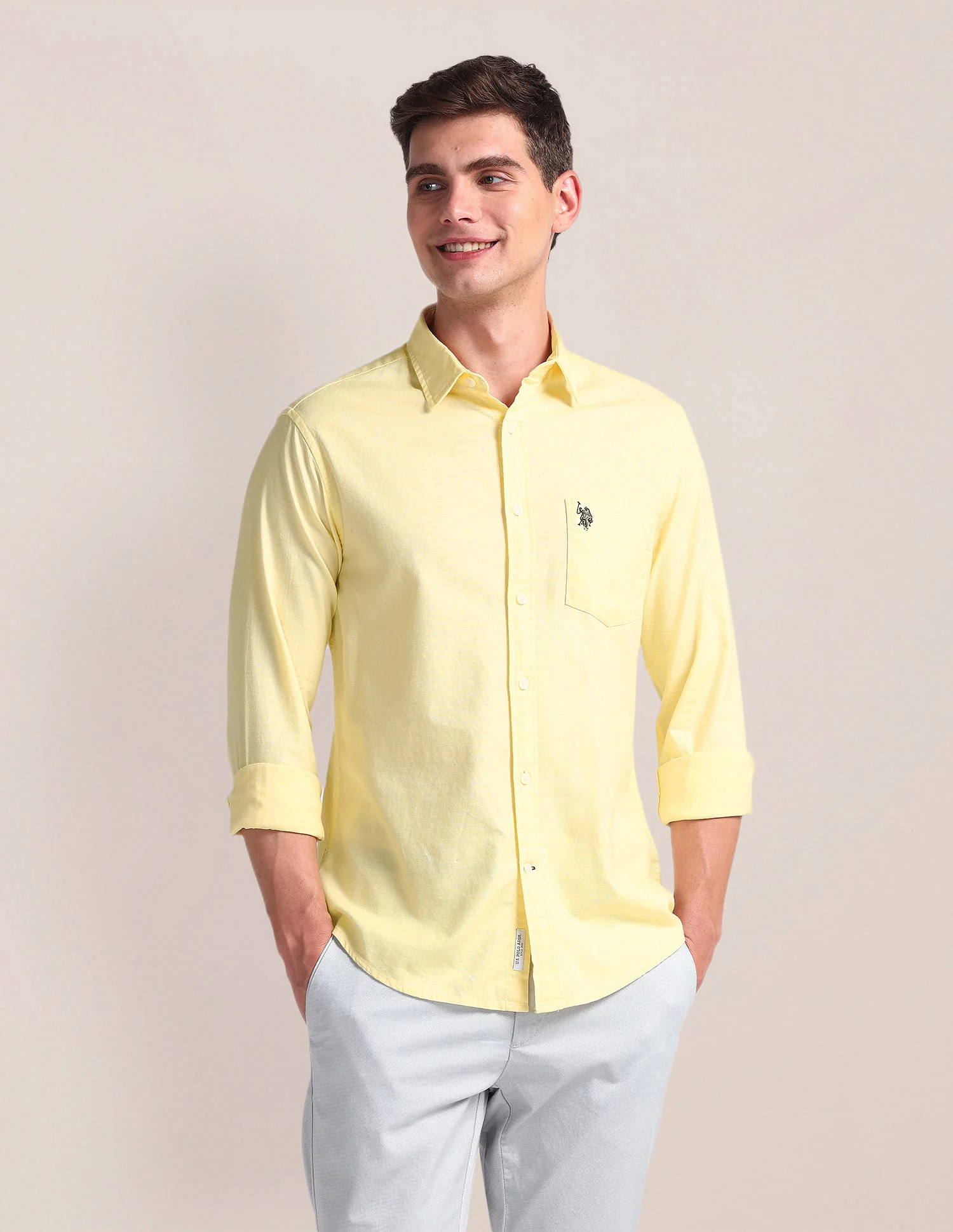 Solid Dobby Shirt - Image 6