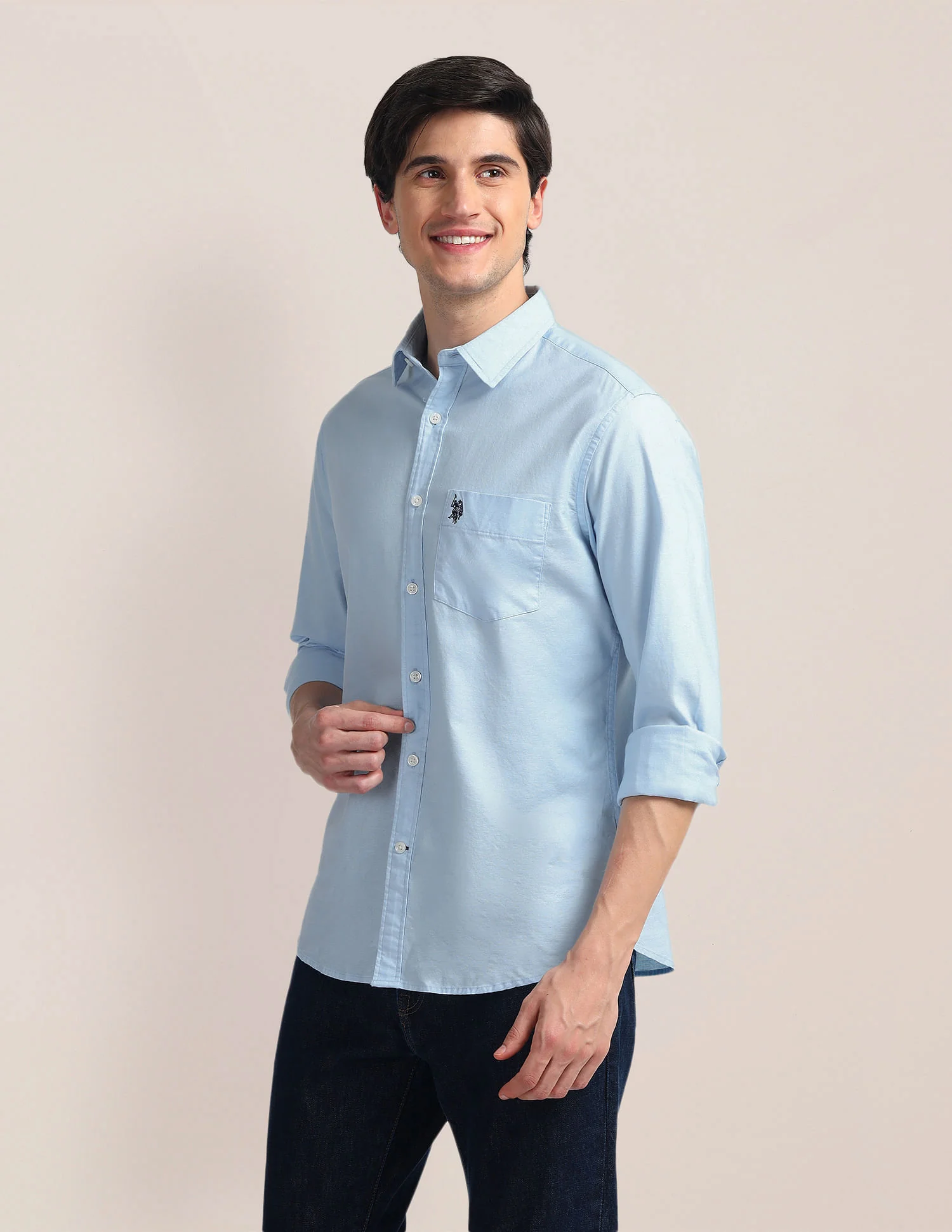 Solid Dobby Shirt - Image 4