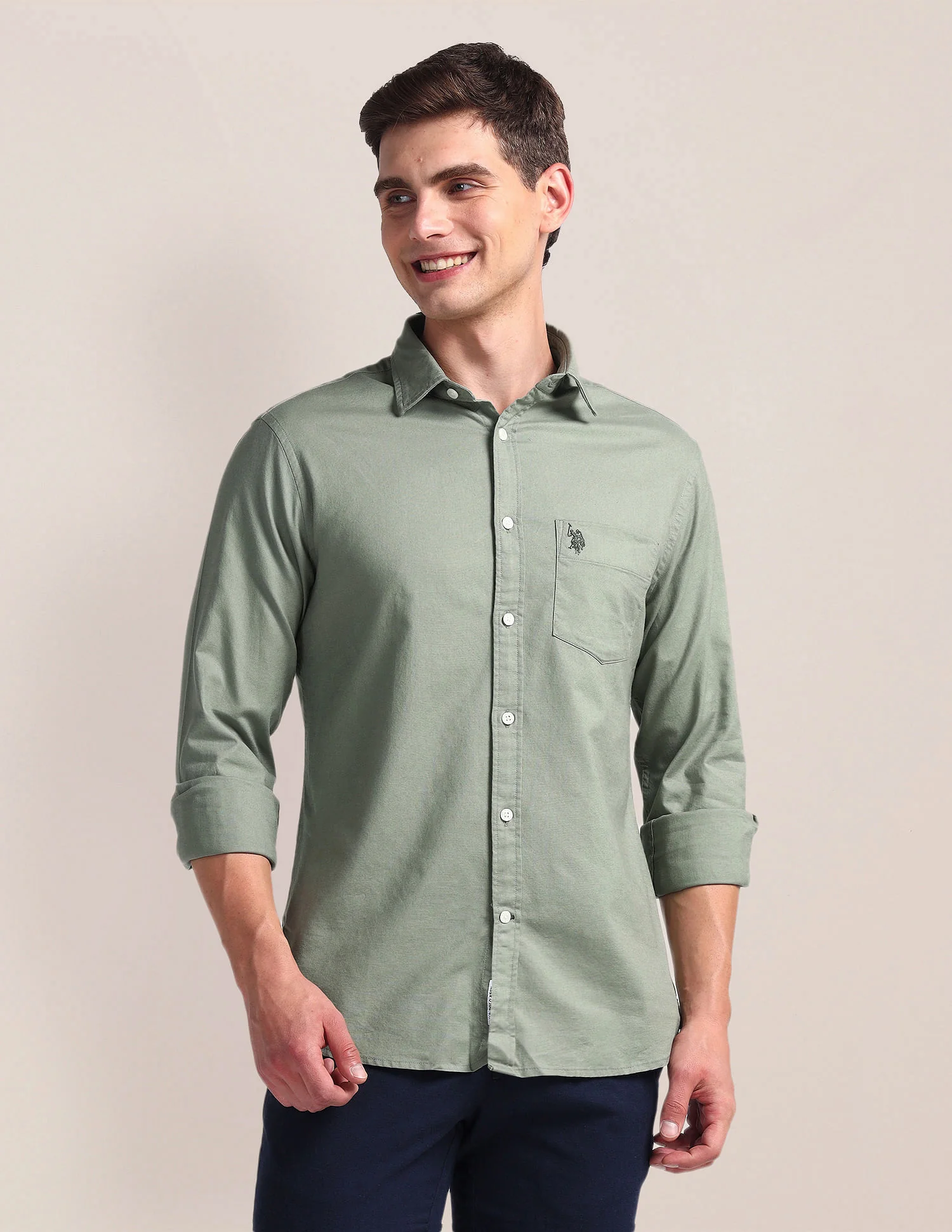 Solid Dobby Shirt - Image 6