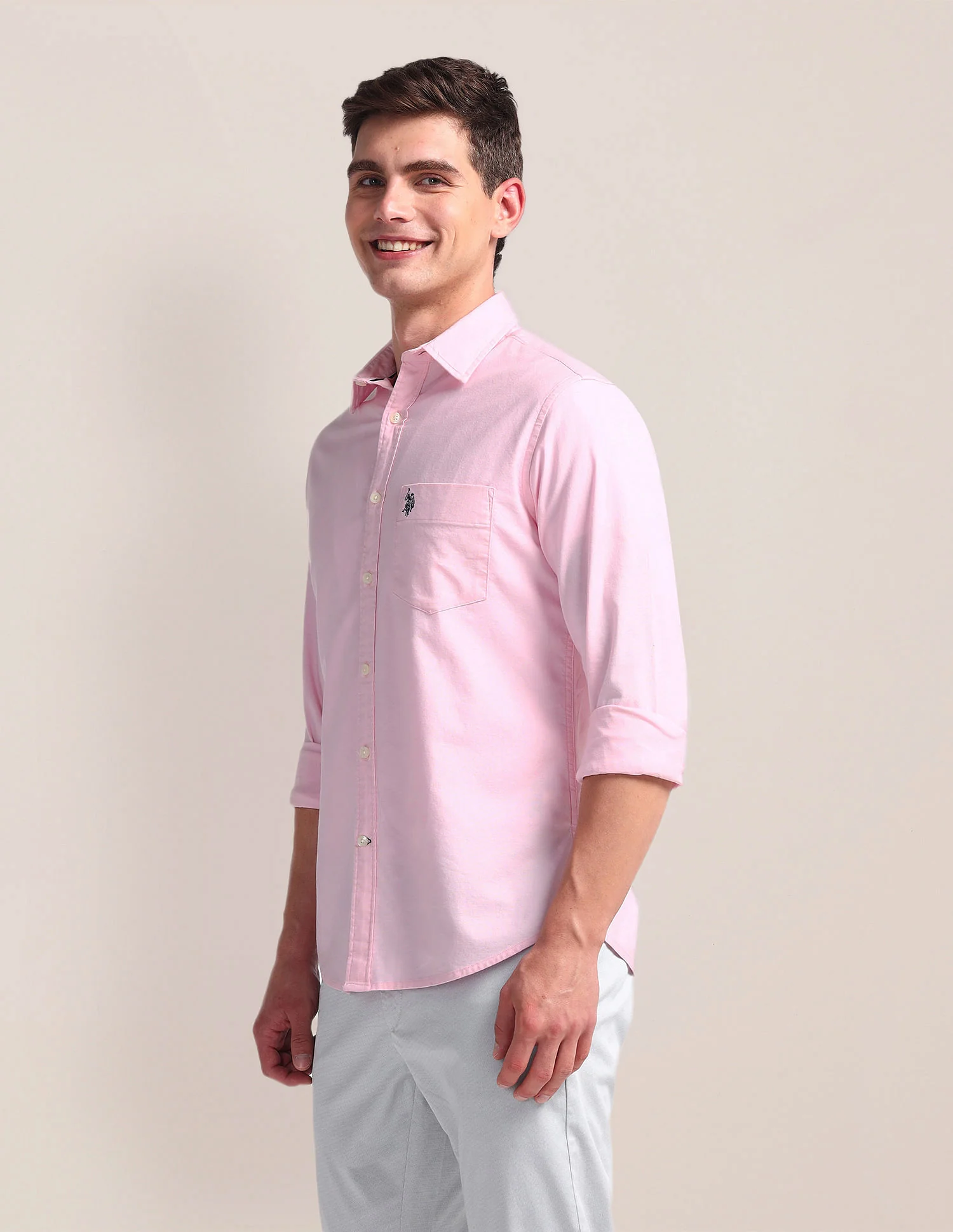 Solid Dobby Shirt - Image 4