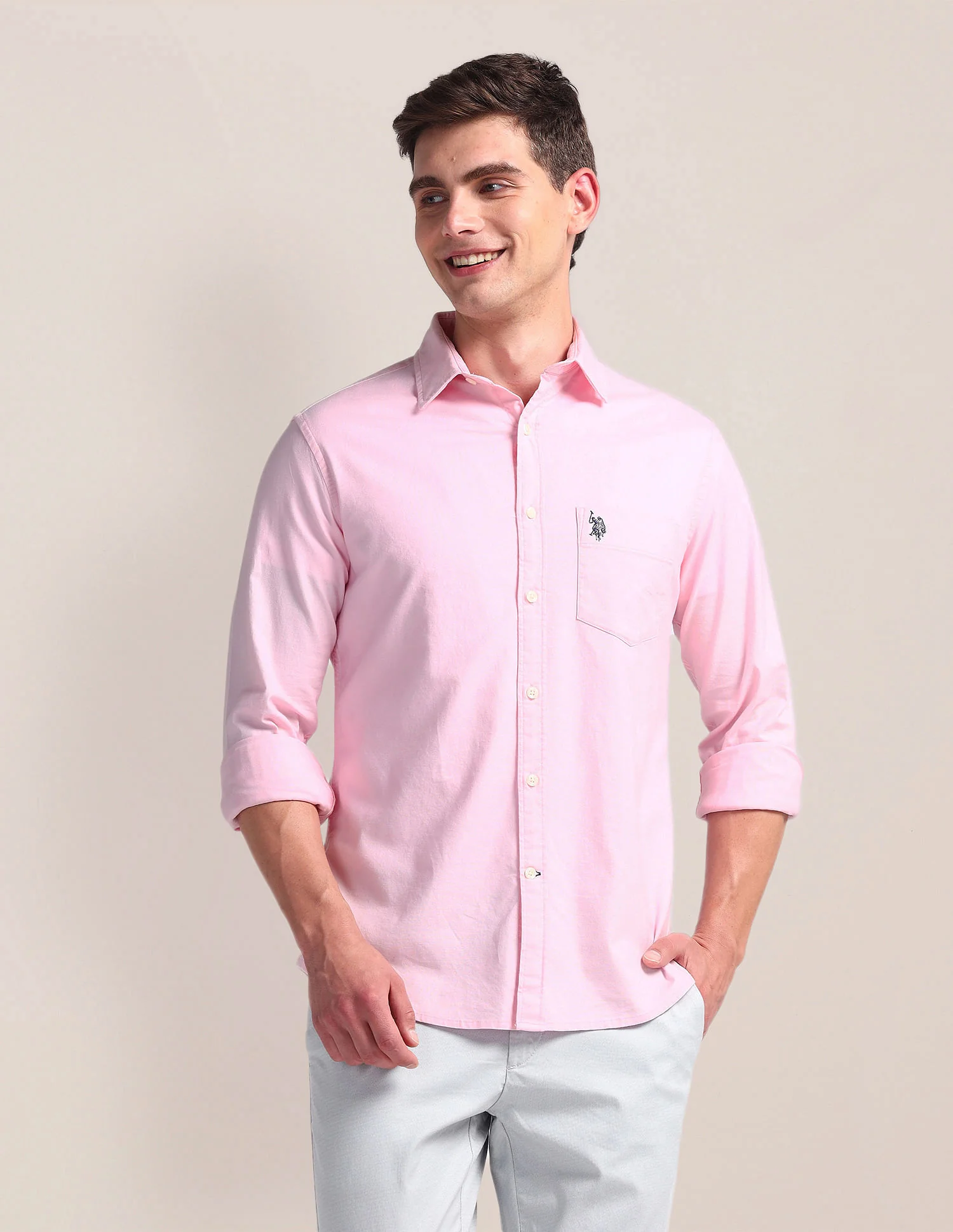 Solid Dobby Shirt - Image 6