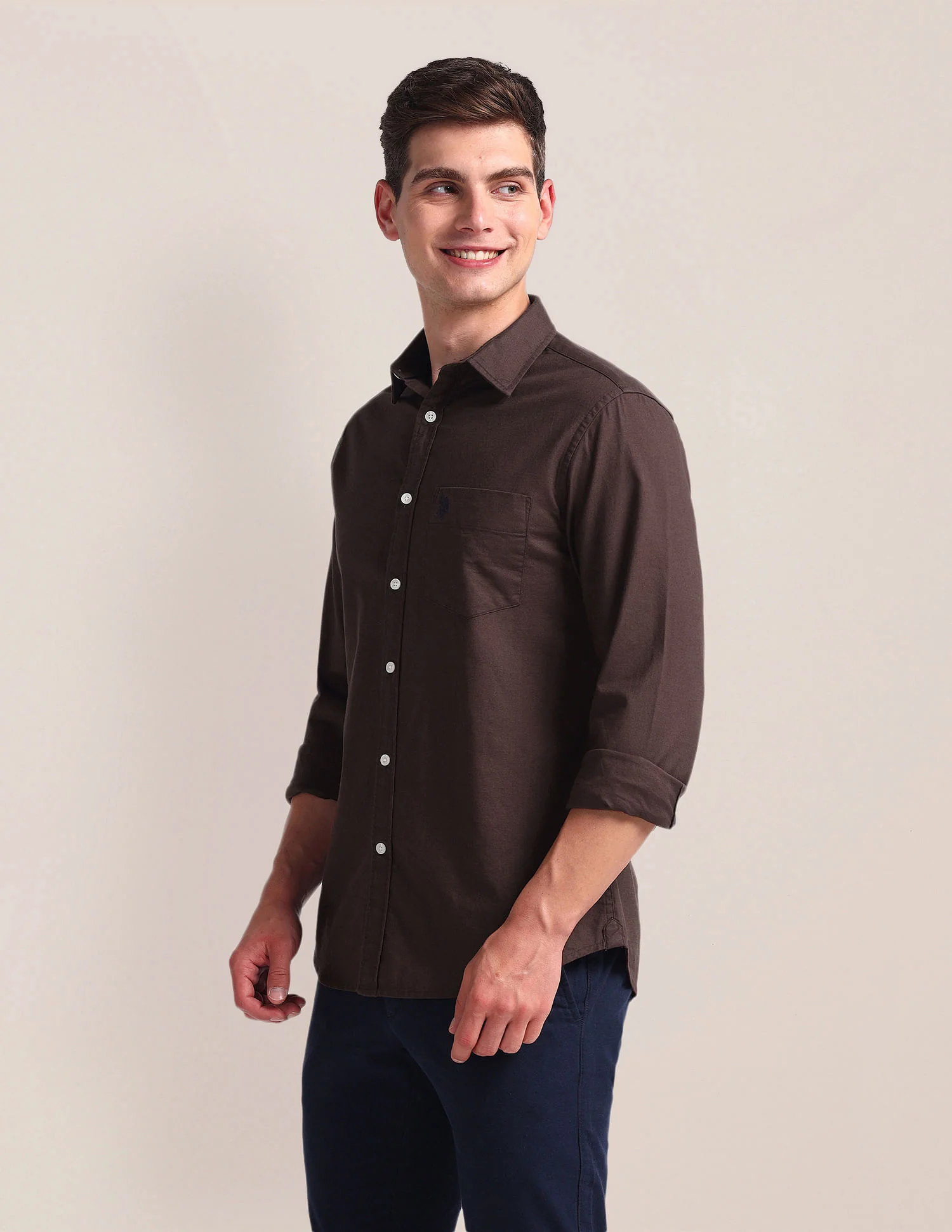 Solid Dobby Shirt - Image 4