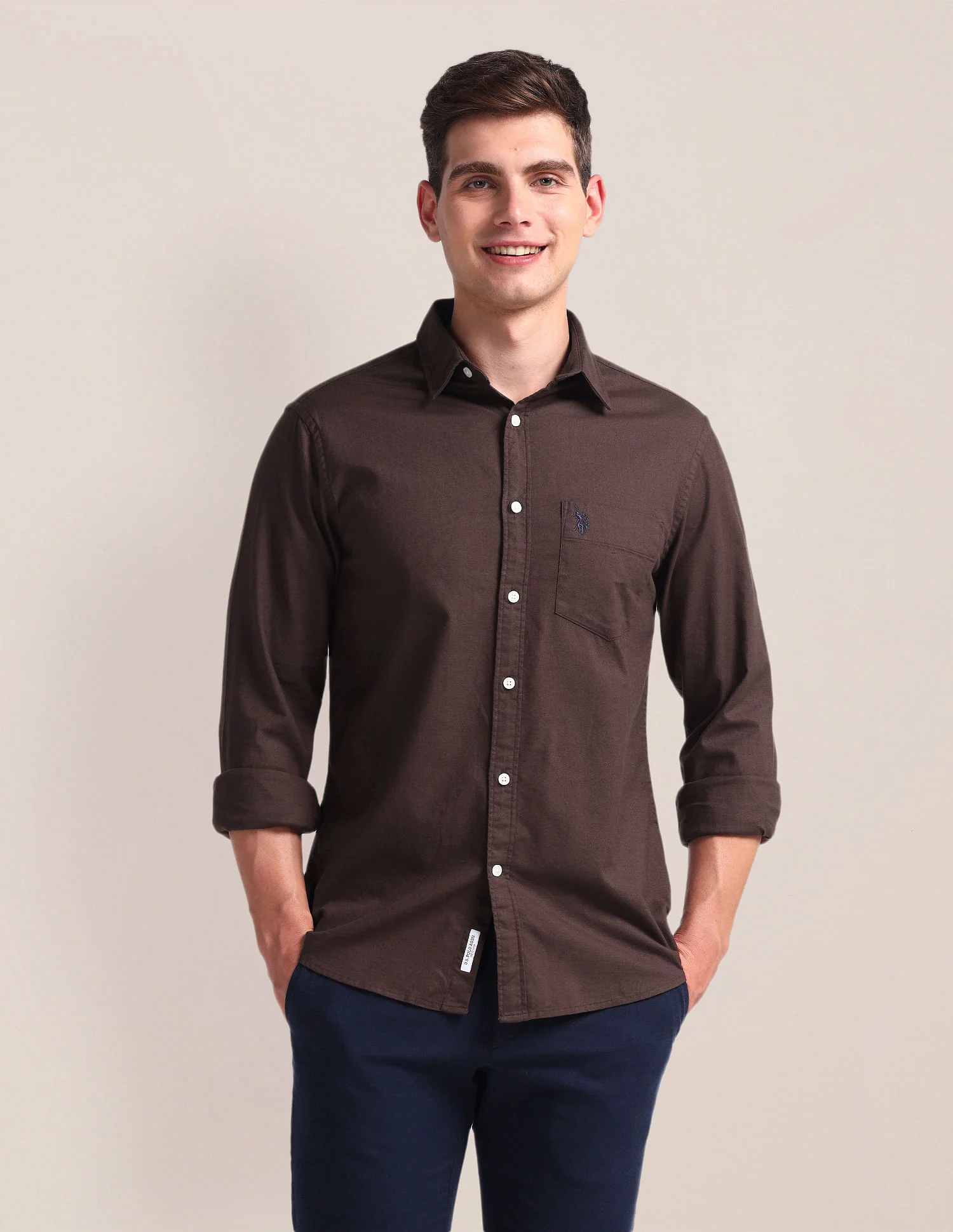 Solid Dobby Shirt - Image 6