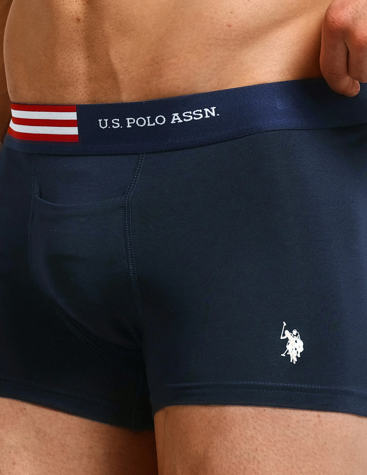 Solid Elastic Waistband OET06-P5 Trunks - Pack Of 5 - Image 11
