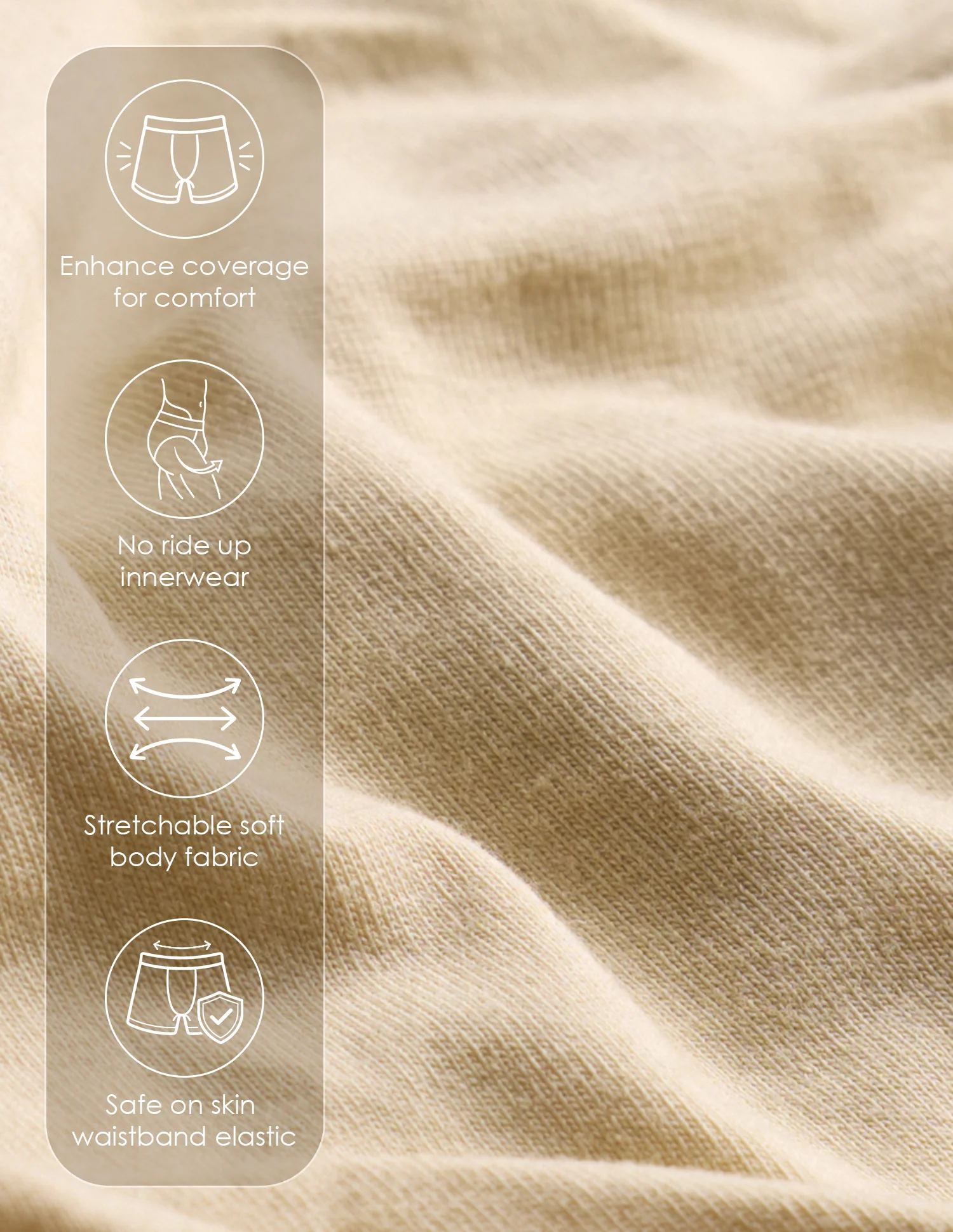 Solid Elastic Waistband OET06-P5 Trunks - Pack Of 5 - Image 17