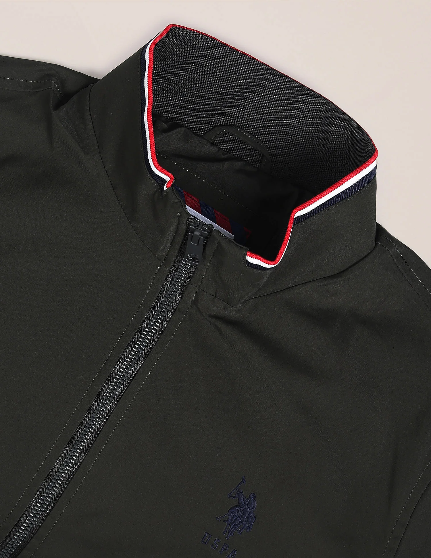 Solid High Neck Jacket - Image 2