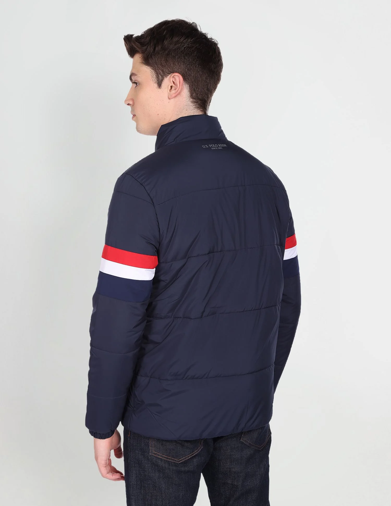 Solid High Neck Jacket - Image 5
