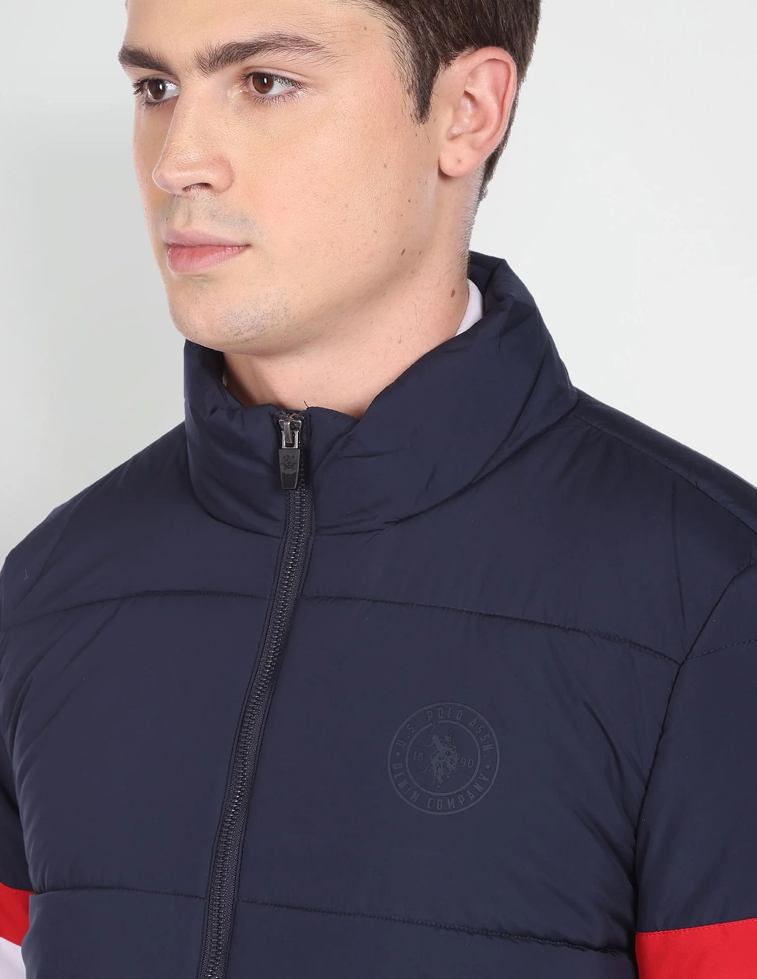 Solid High Neck Jacket - Image 6