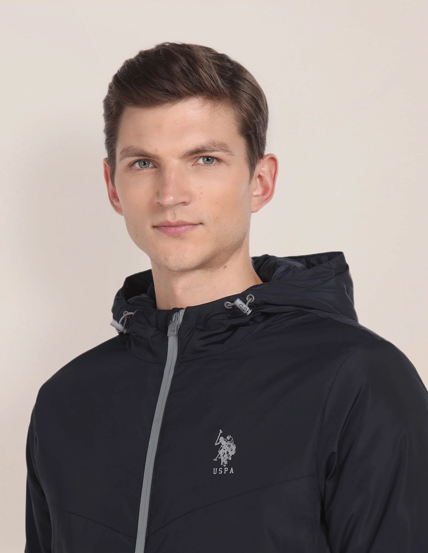 Solid Hooded Jacket - Image 7