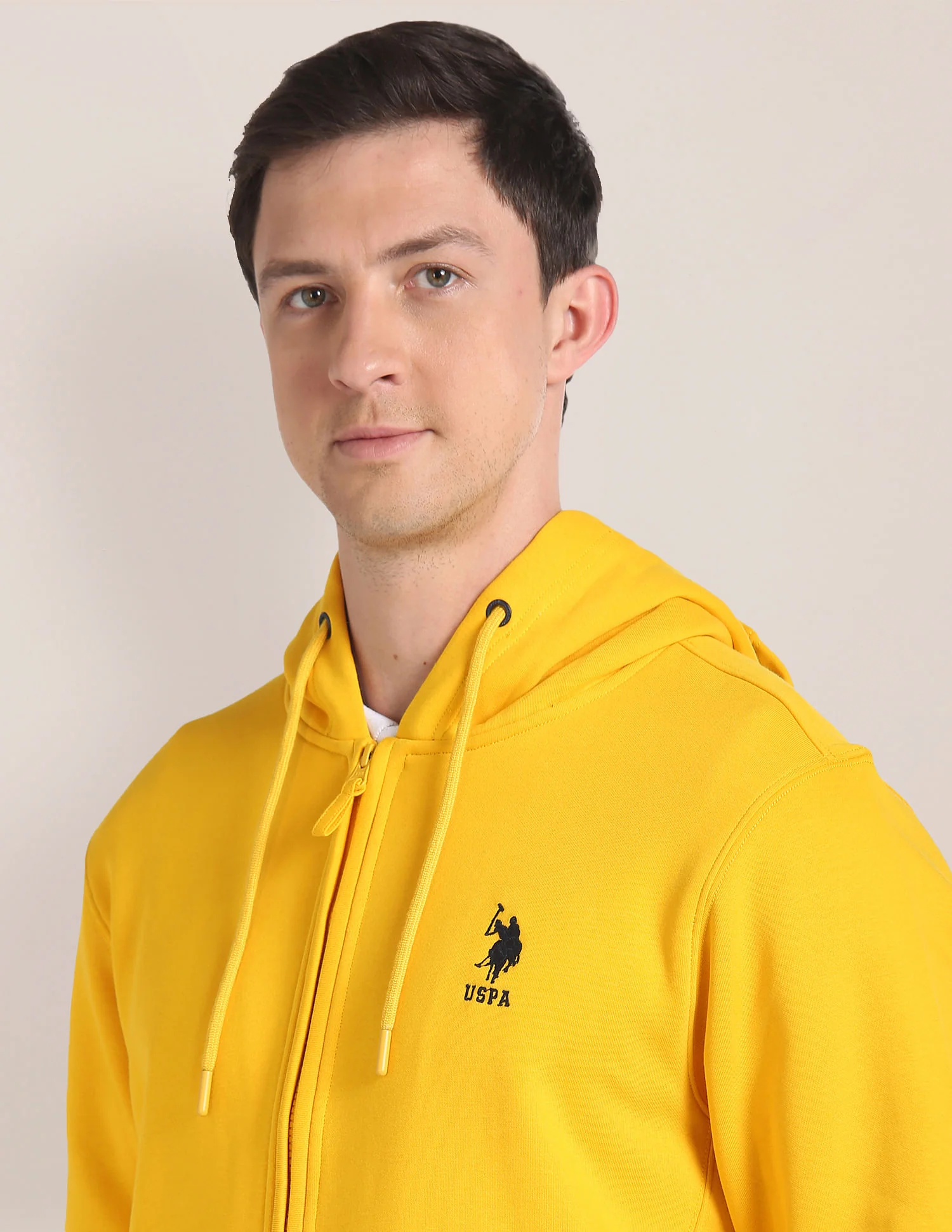 Solid Hooded Sweatshirt - Image 7