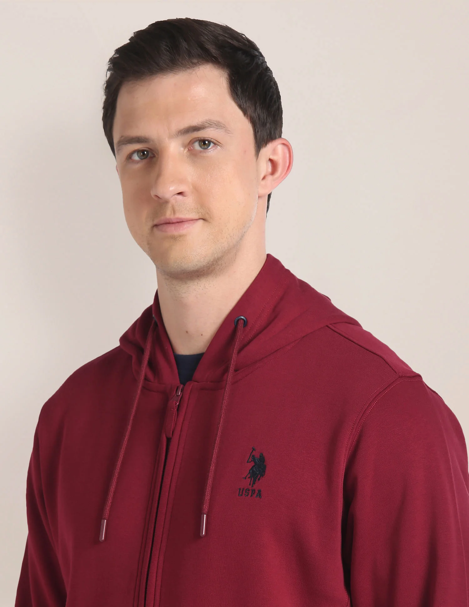 Solid Hooded Sweatshirt - Image 7