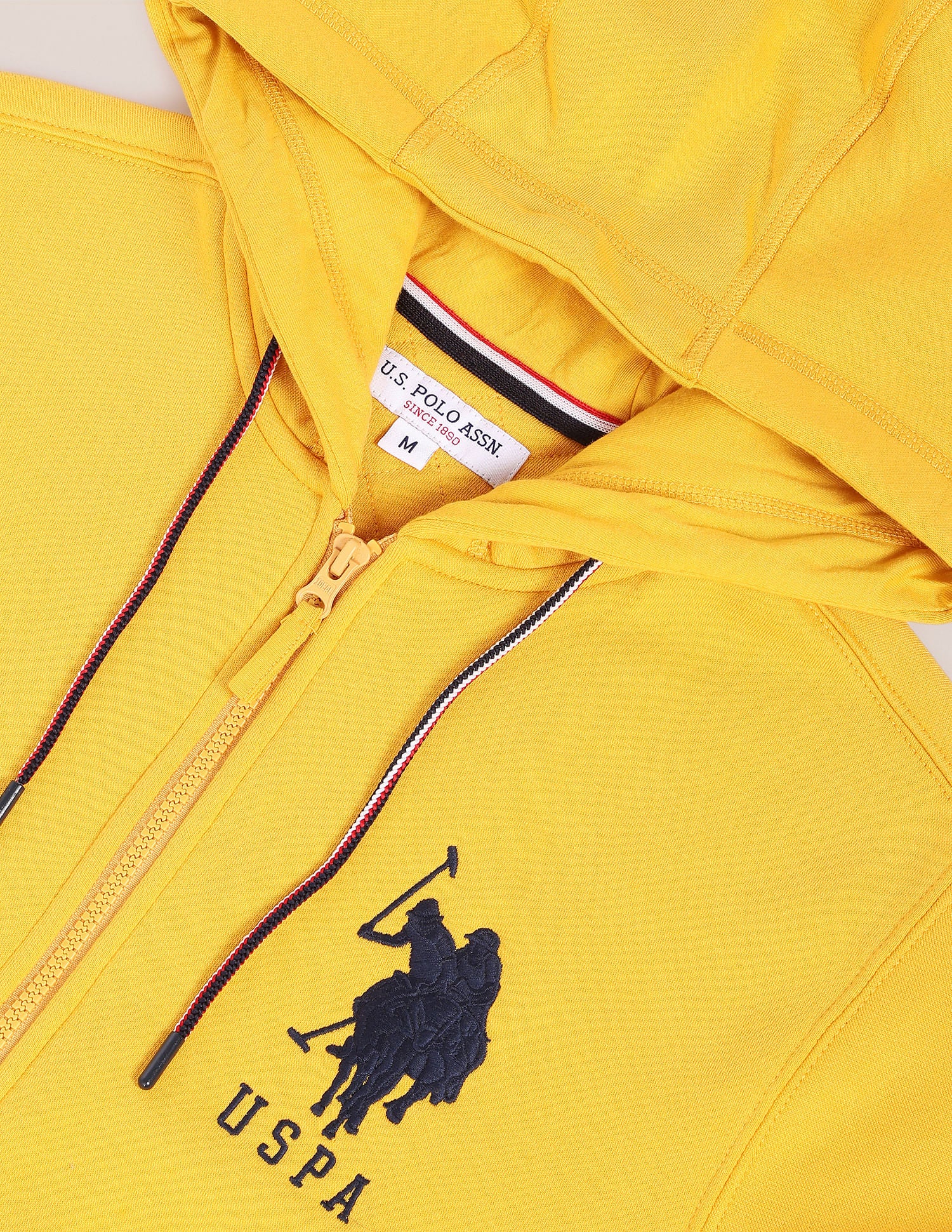 Solid Hooded Sweatshirt - Image 2