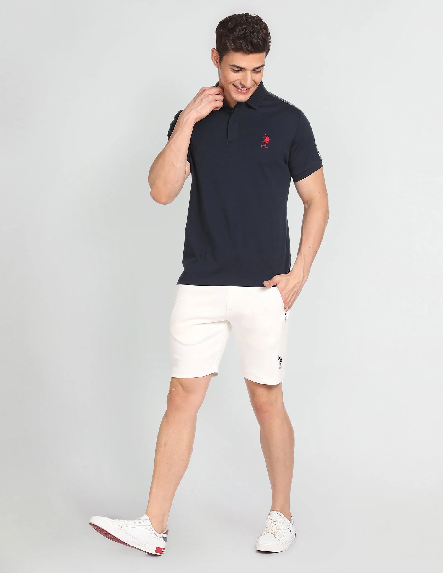 Solid Knit Shorts - Image 3