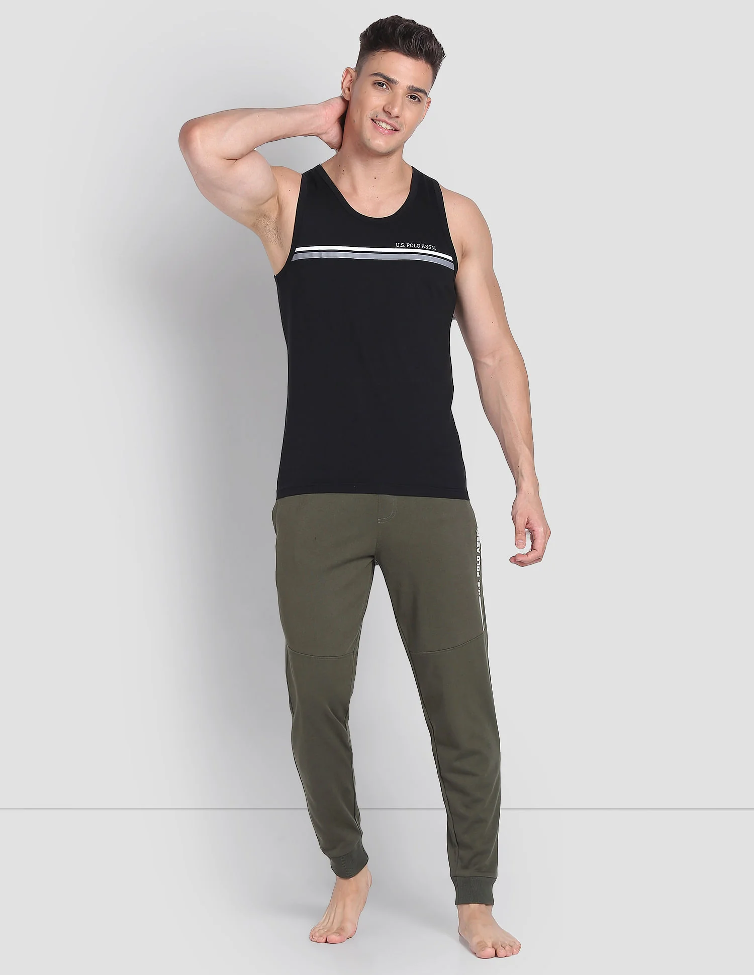 Solid LJ001 Joggers - Pack Of 1 - Image 3