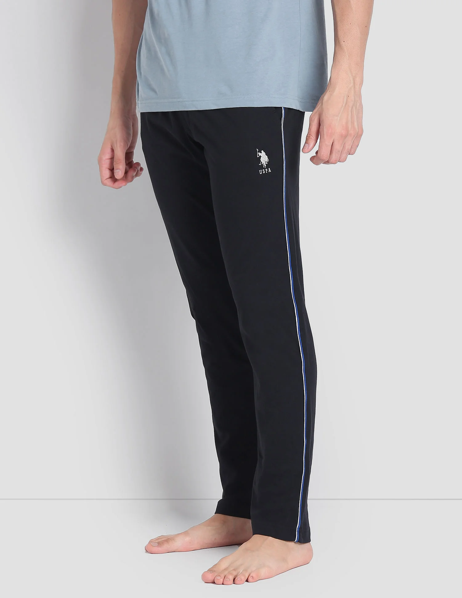 Men Solid LR001 Lounge Track Pants - Image 4