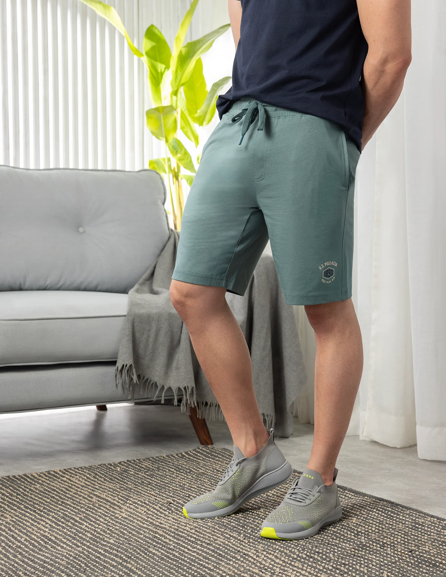 Solid LS002 Lounge Shorts - Pack Of 1