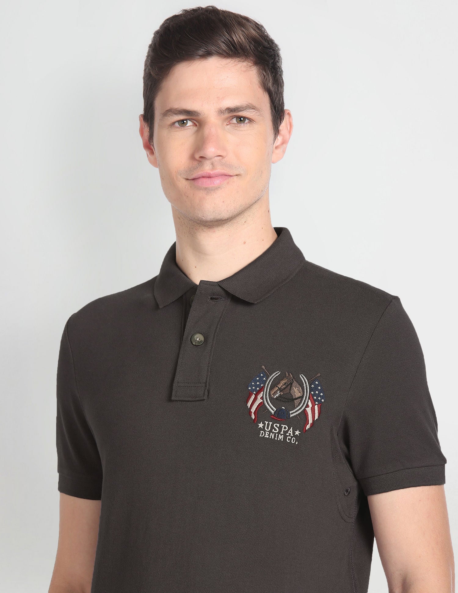 Solid Muscle Fit Polo Shirt - Image 7