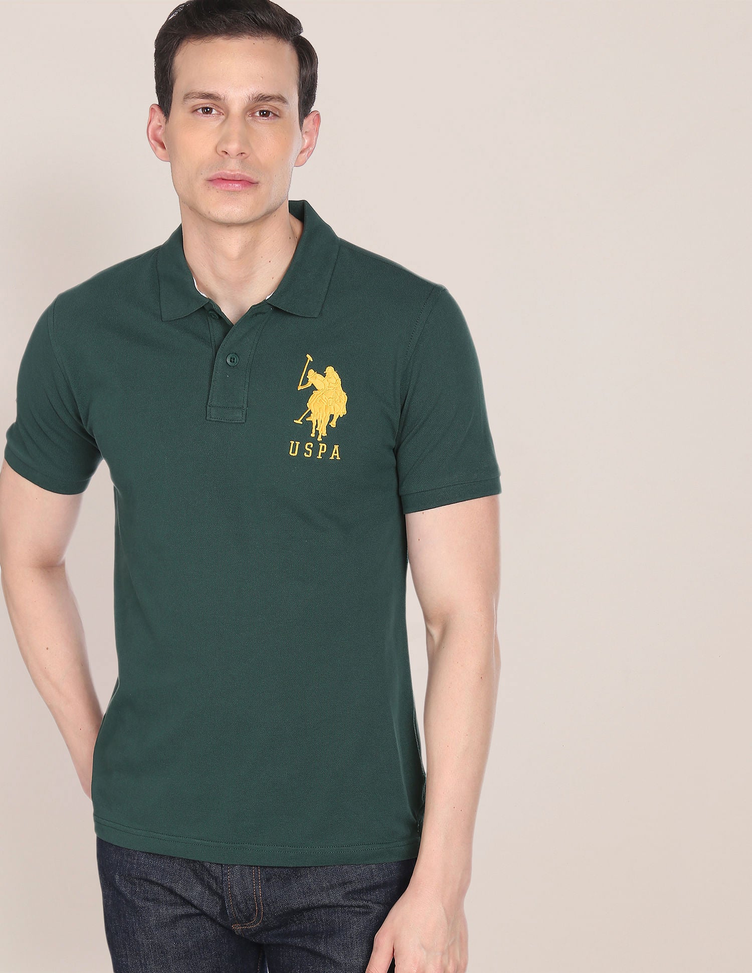 Compact Cotton Logo Polo Shirt - Image 5