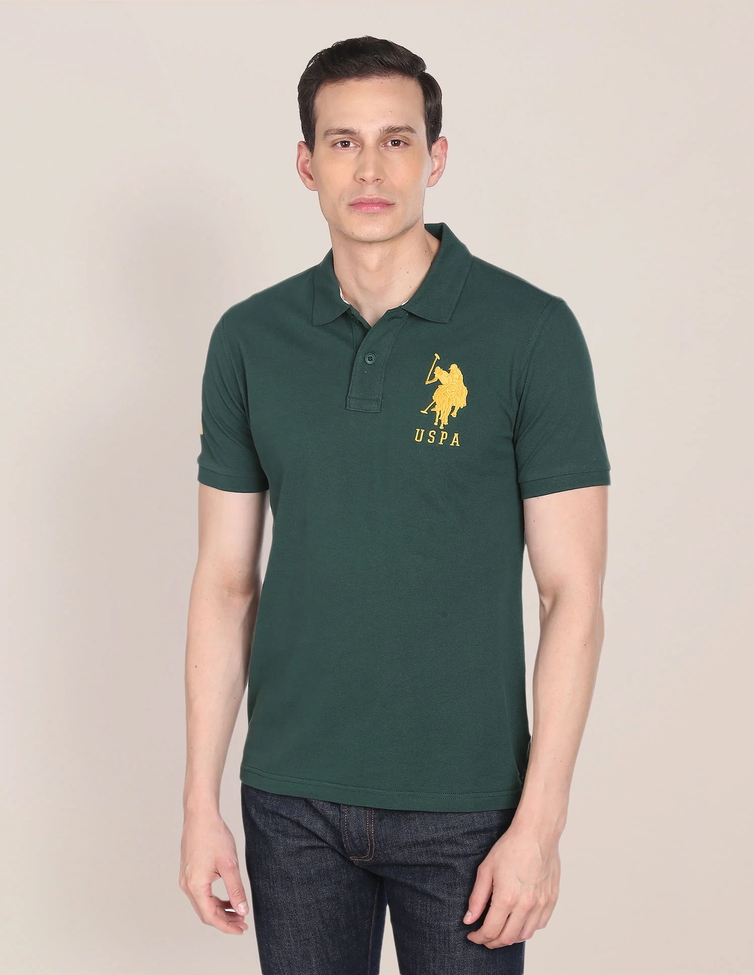 Compact Cotton Logo Polo Shirt - Image 6