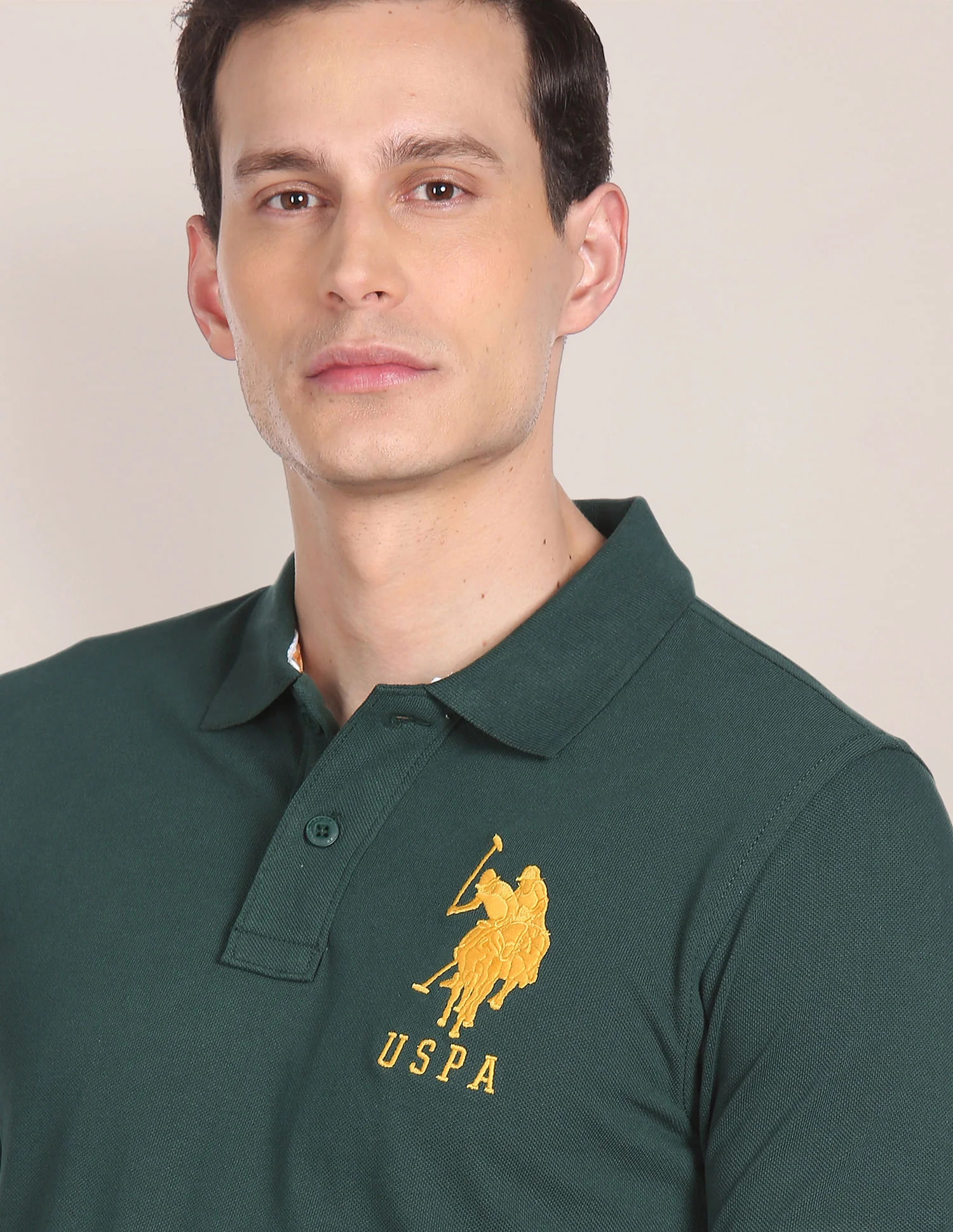 Compact Cotton Logo Polo Shirt - Image 7