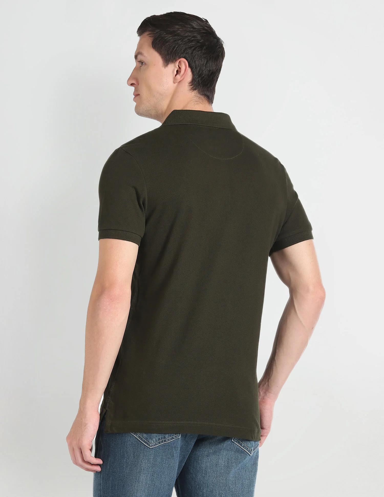 Solid Pique Polo Shirt - Image 5