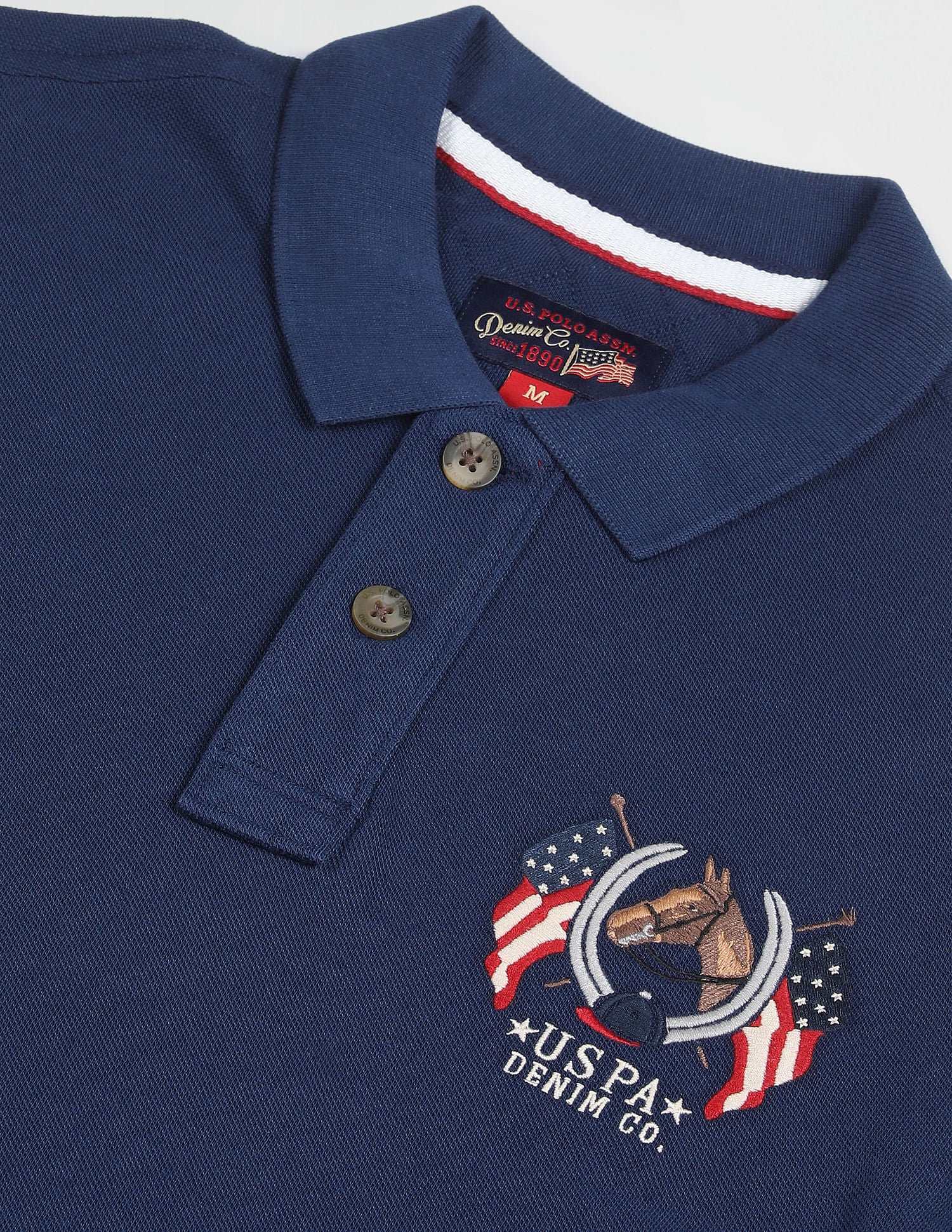 Cotton Solid Polo Shirt - Image 2