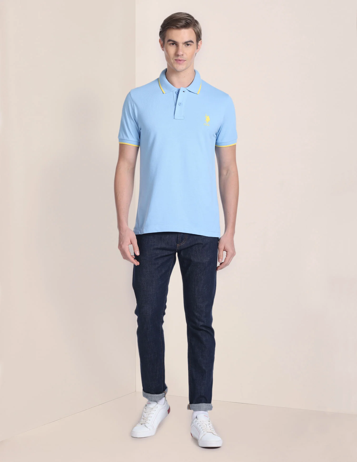 Solid Pique Polo Shirt - Image 3