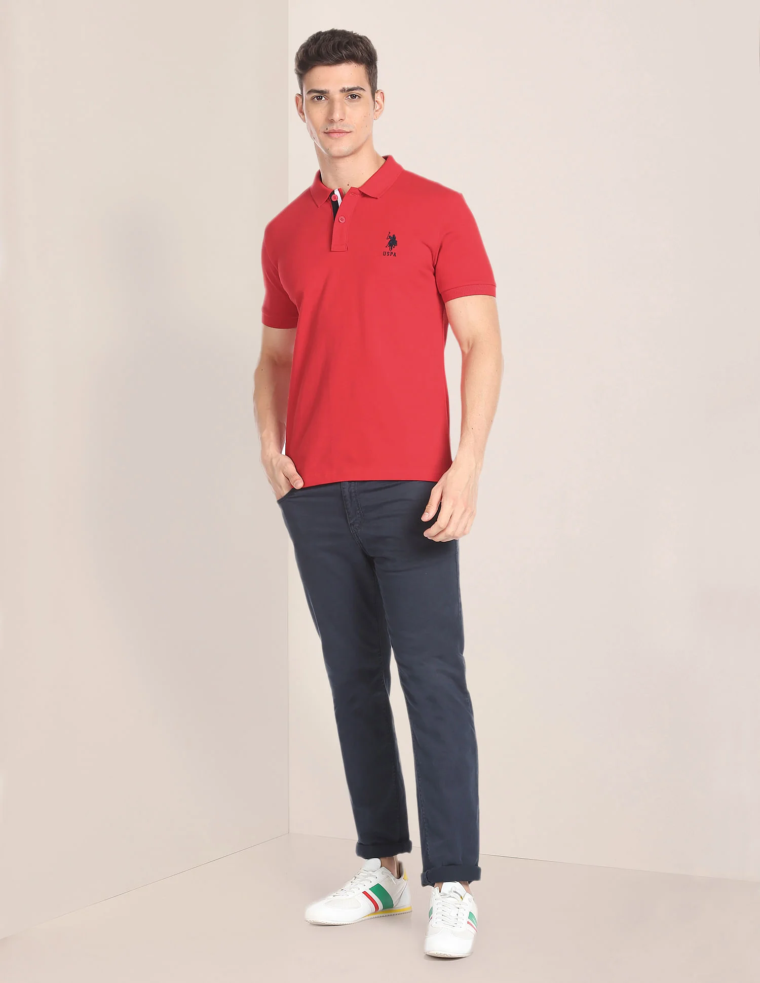 Solid Pique Polo Shirt - Image 3