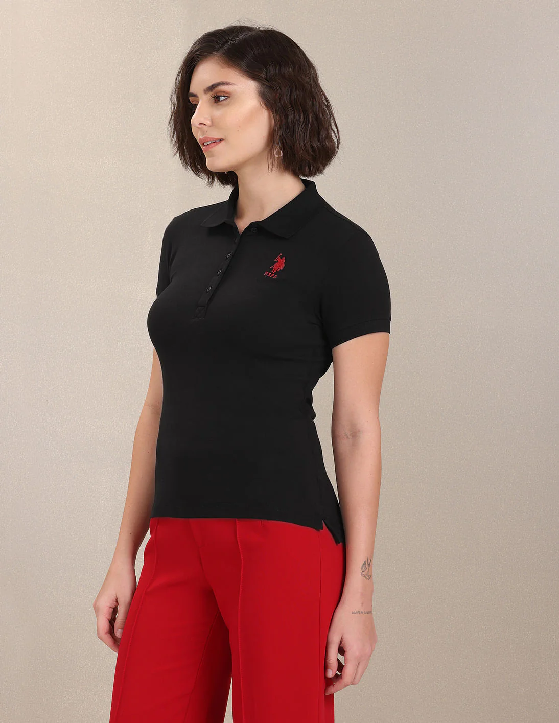 Solid Pique Polo Shirt - Image 4