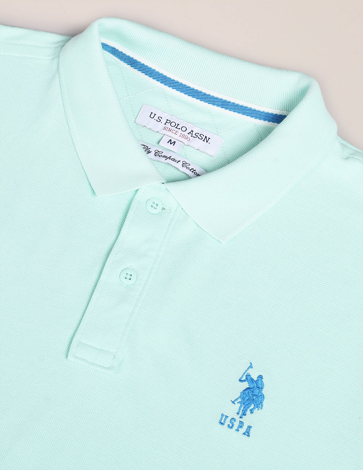 Solid Pique Polo Shirt - Image 2