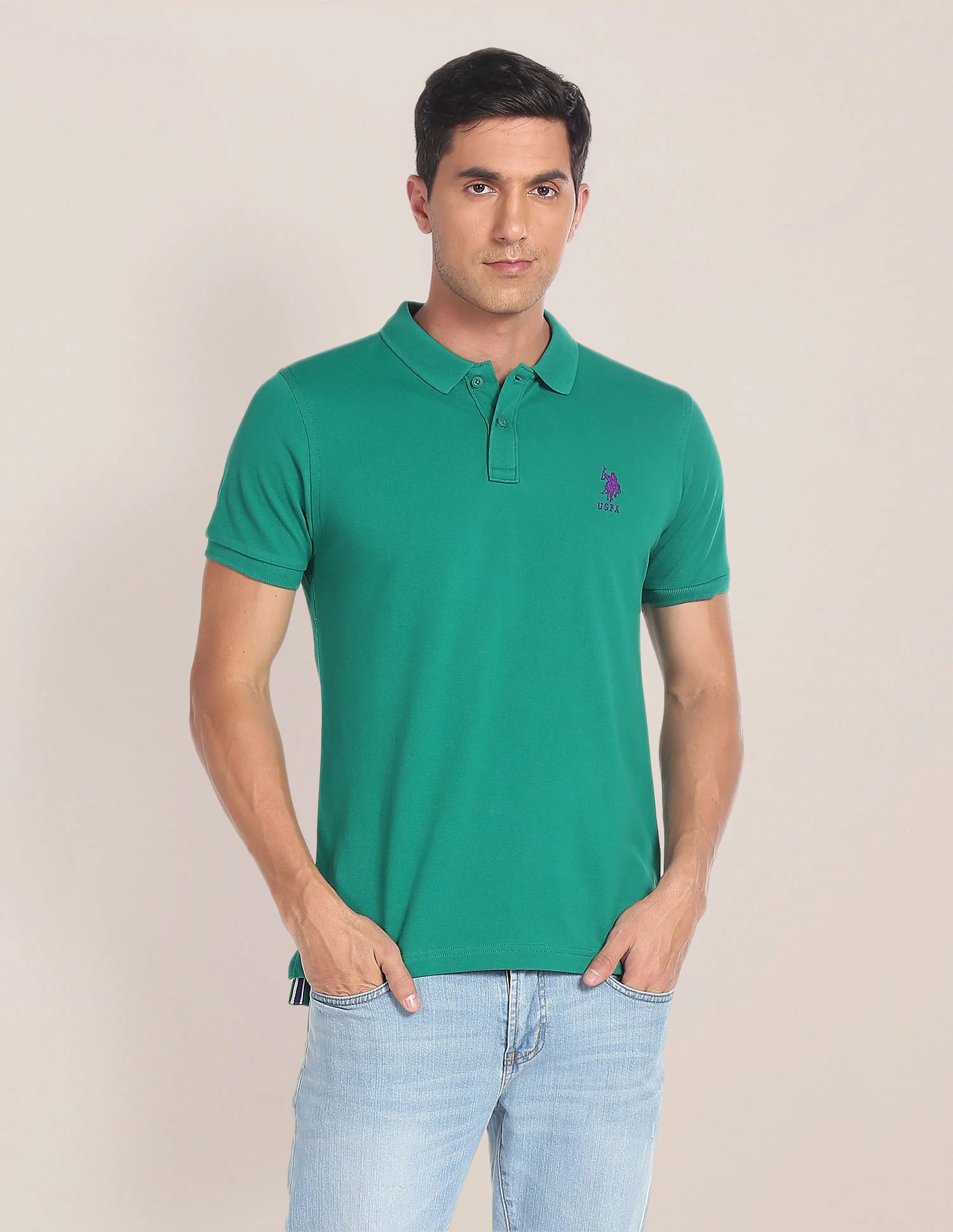 Solid Pique Polo Shirt