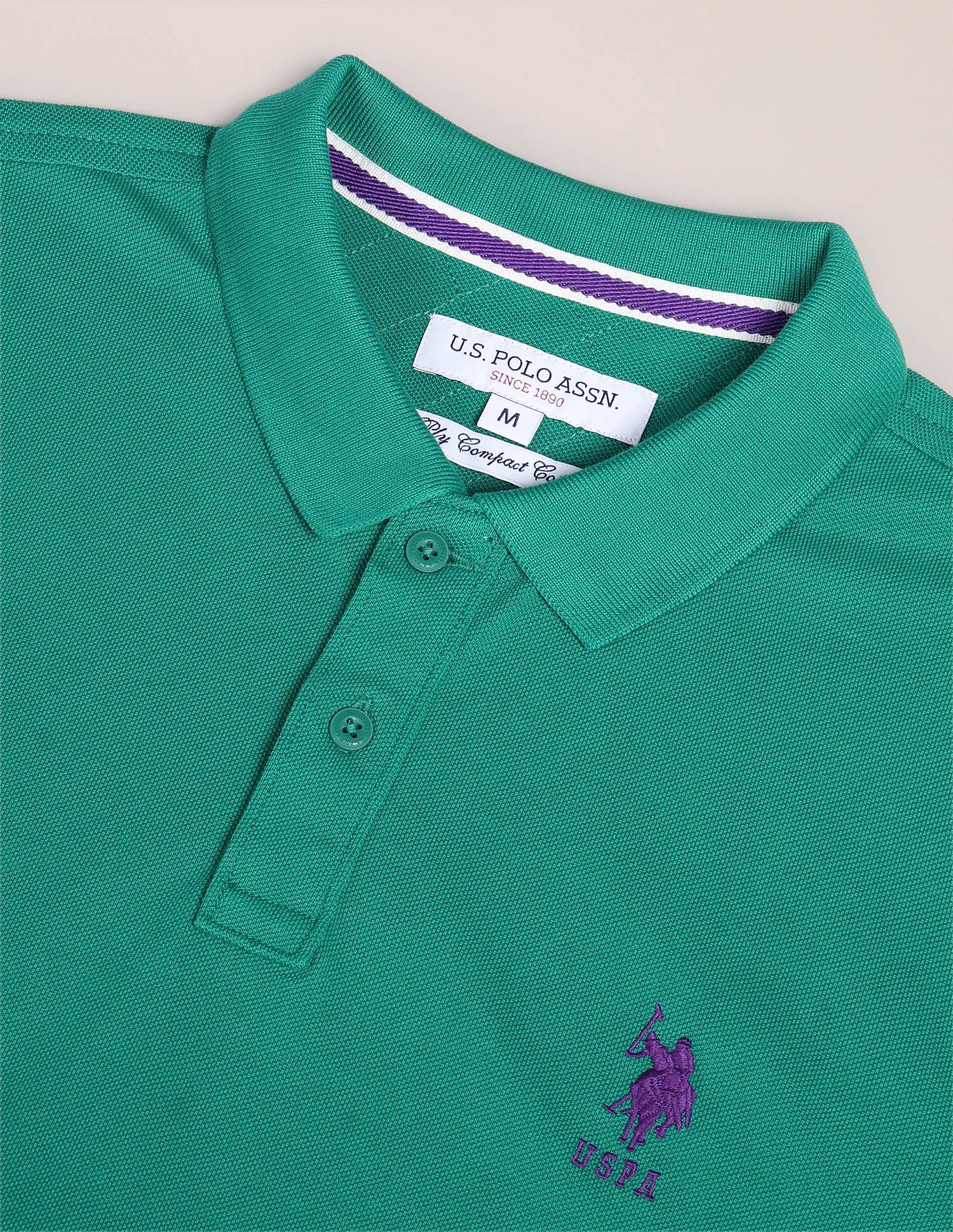 Solid Pique Polo Shirt - Image 2