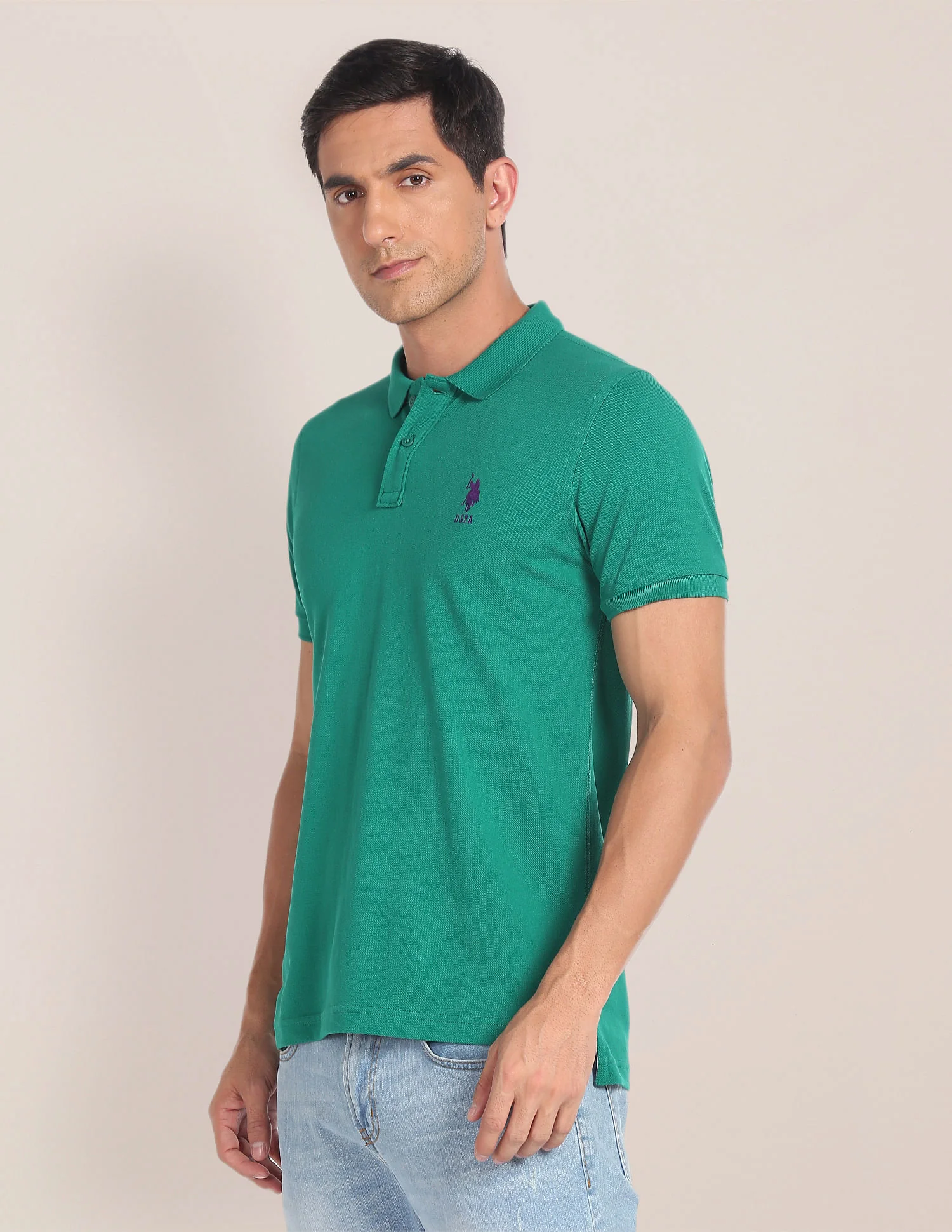 Solid Pique Polo Shirt - Image 4