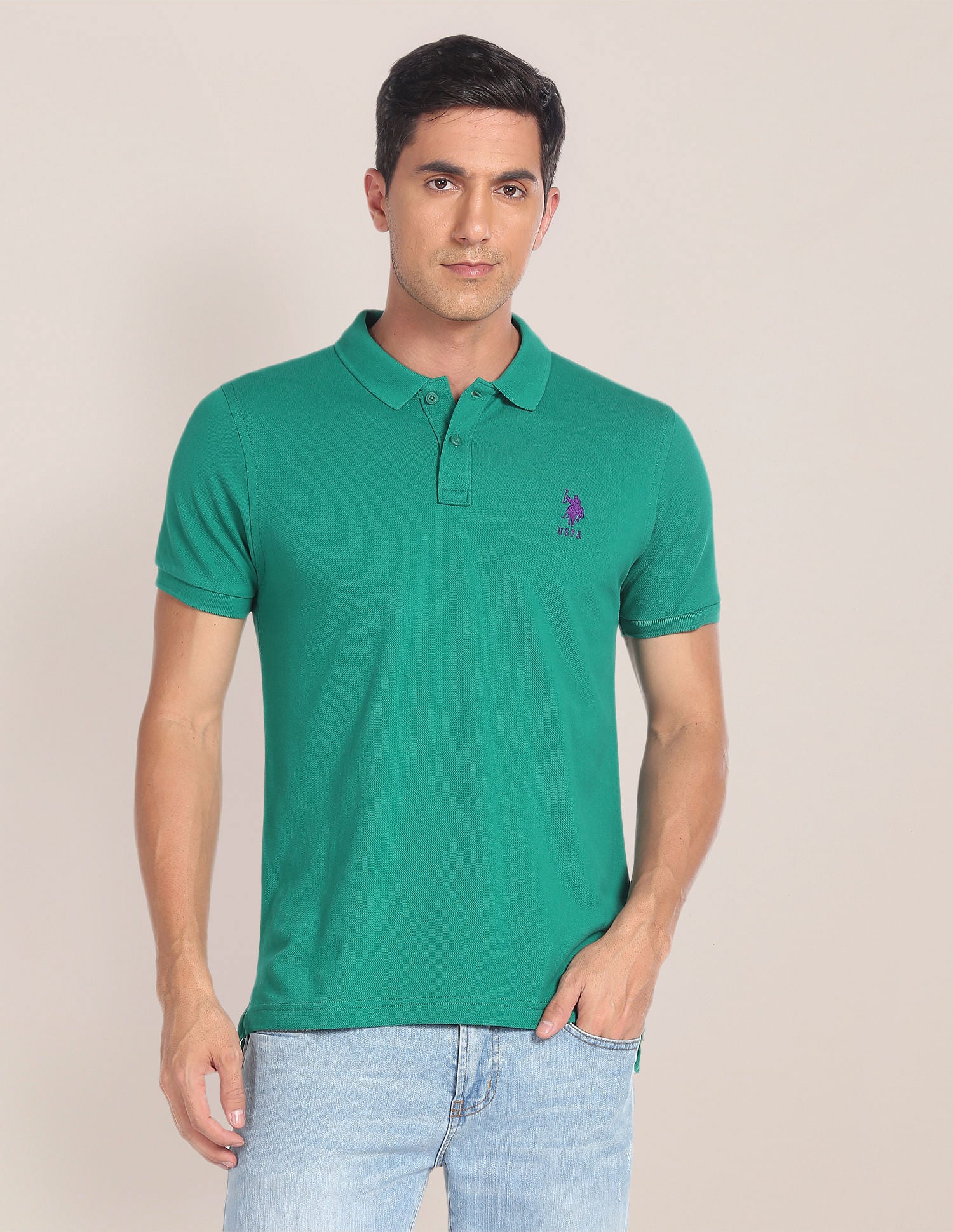 Solid Pique Polo Shirt - Image 6