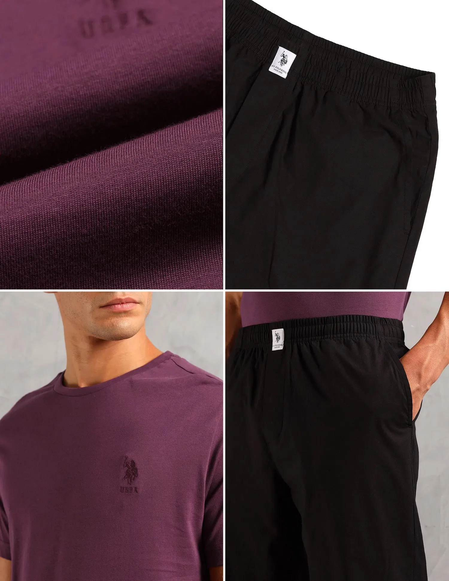 Solid Pure Cotton Sleep Set - Image 13