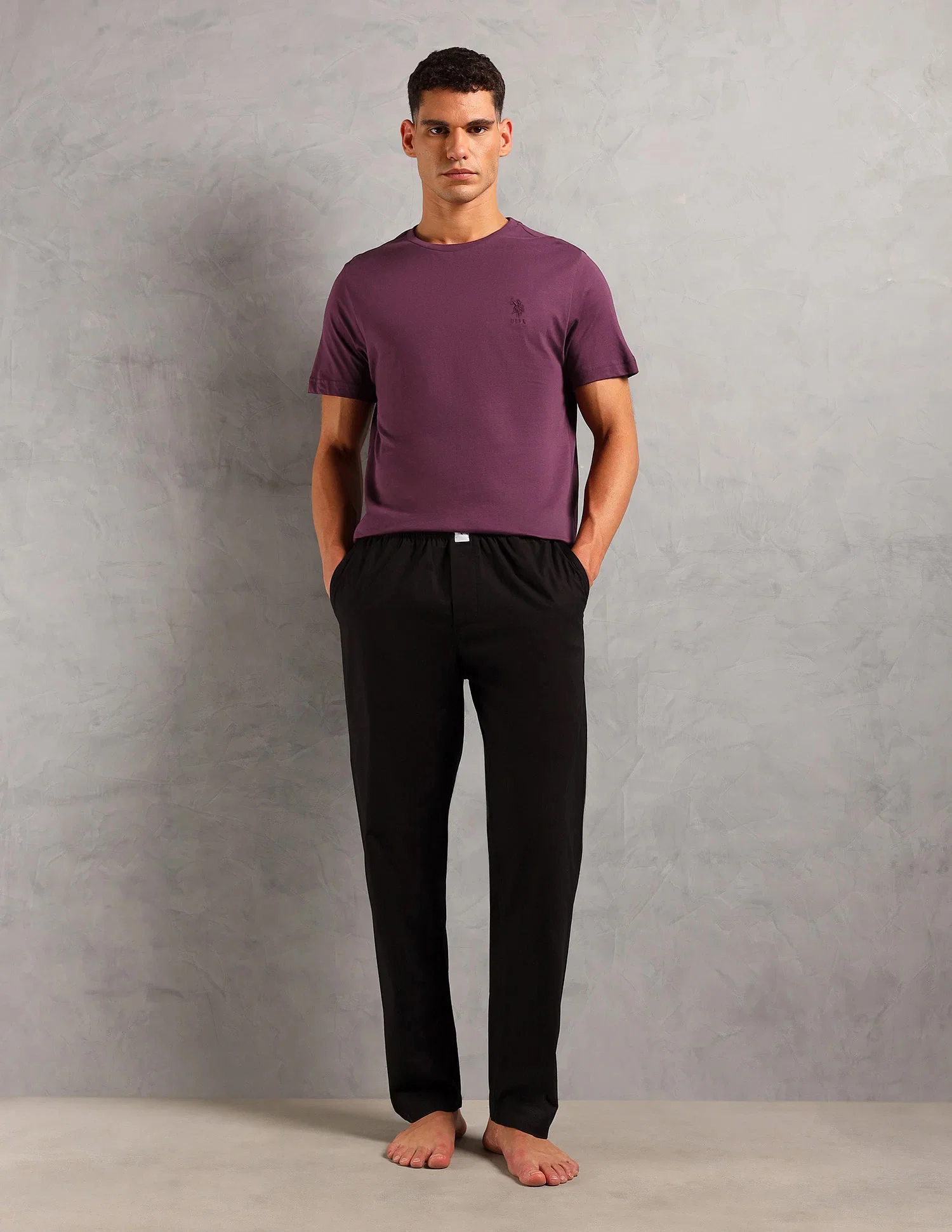 Solid Pure Cotton Sleep Set - Image 3