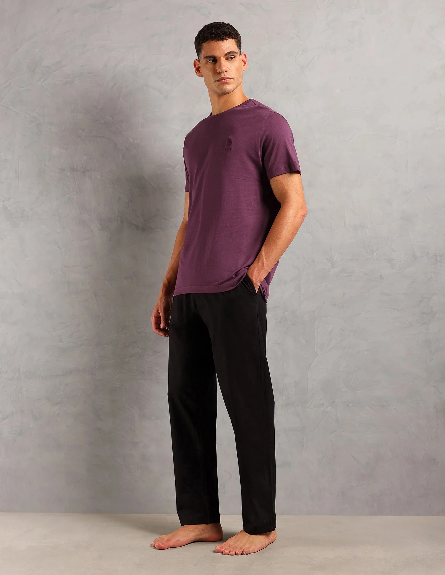 Solid Pure Cotton Sleep Set - Image 4
