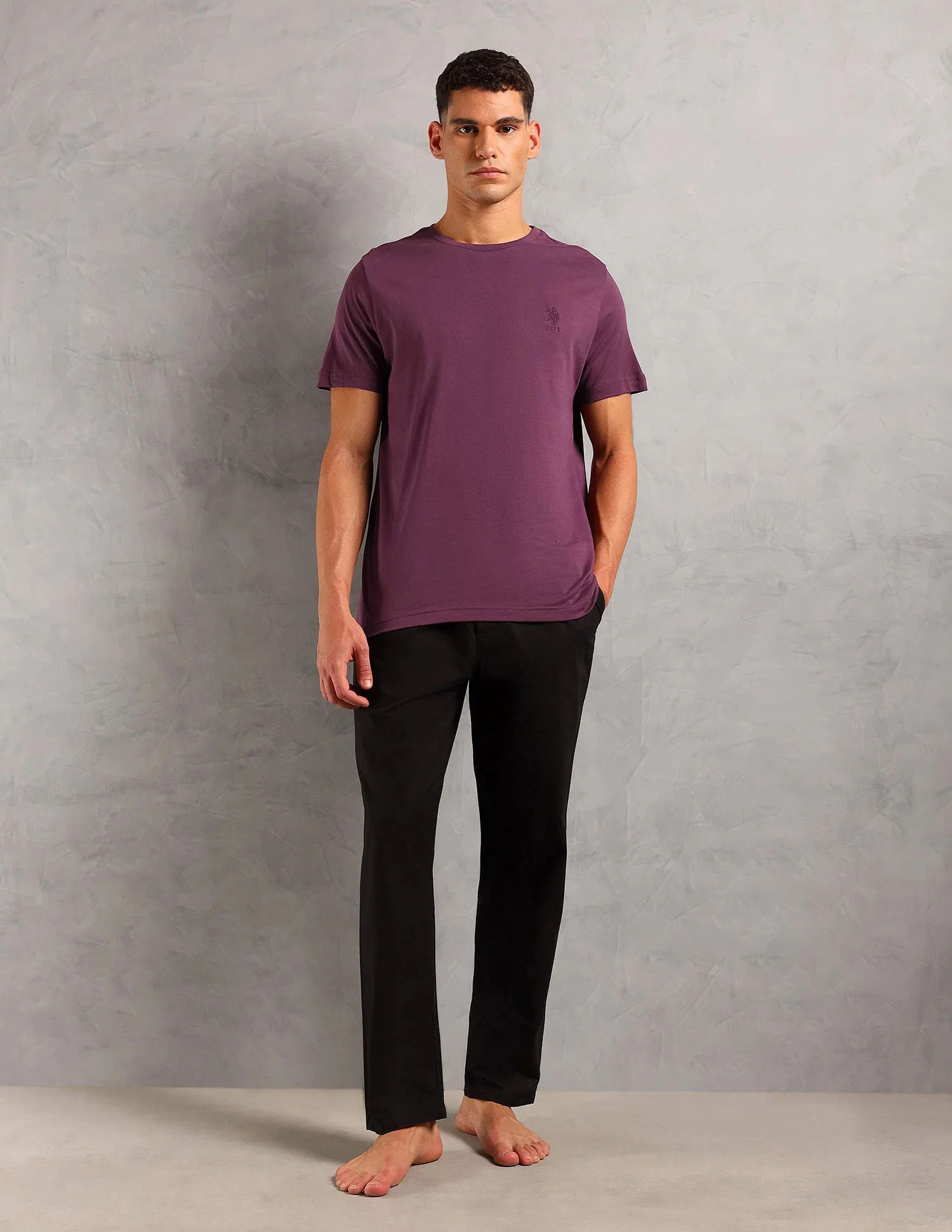 Solid Pure Cotton Sleep Set - Image 6