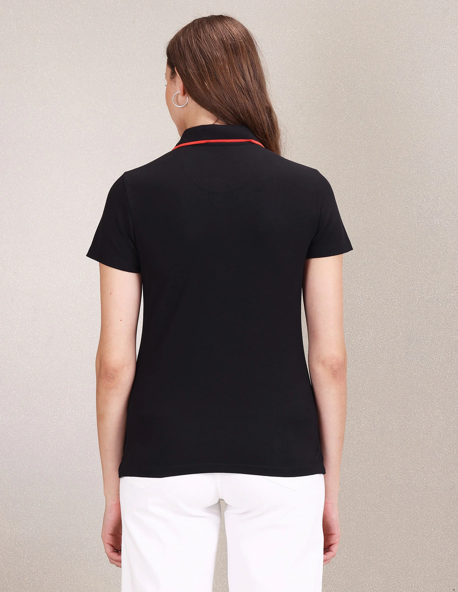 Solid Regular Fit Polo Shirt - Image 5