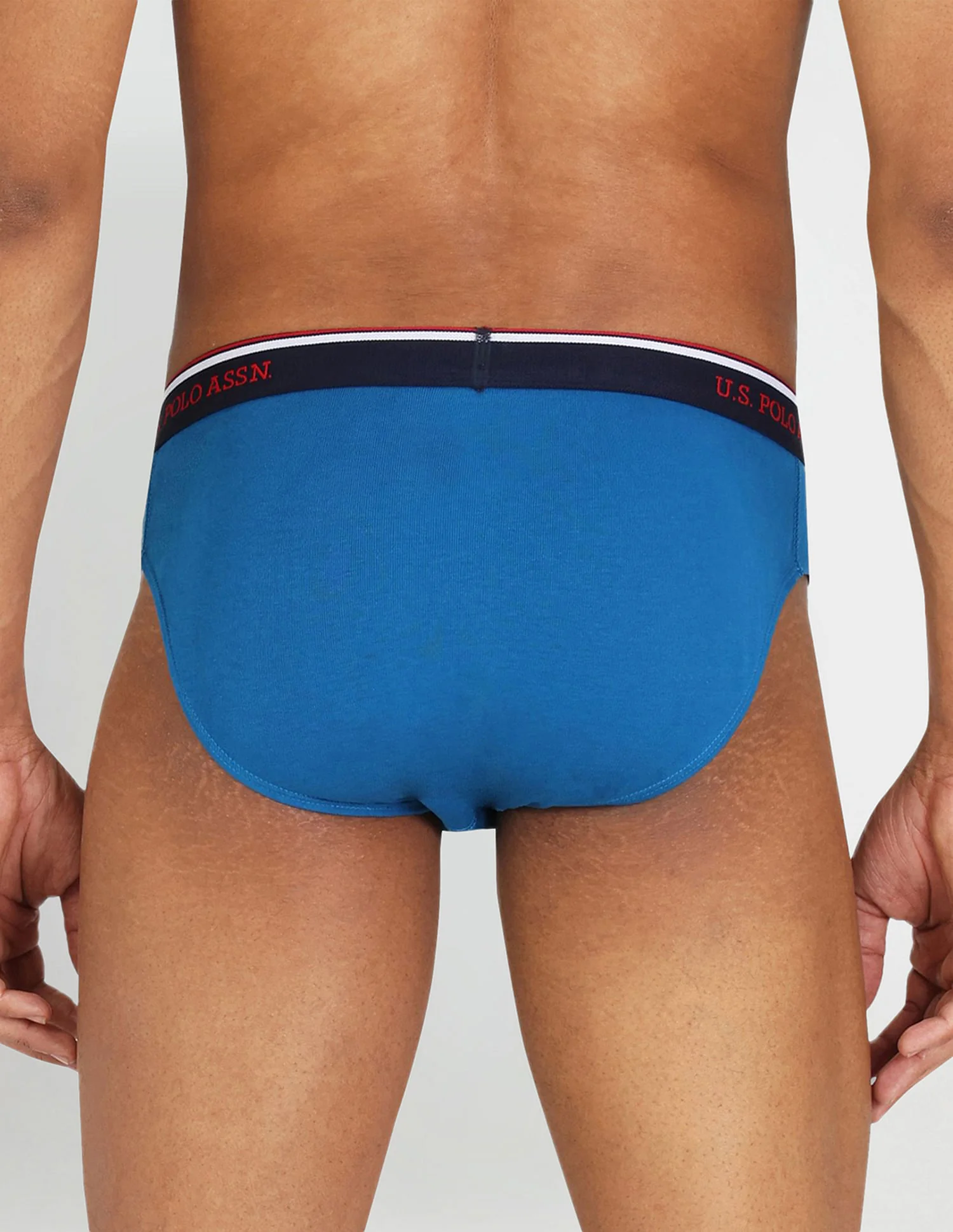 Solid Rib Knit Cotton I666 Briefs - Pack Of 2 - Image 4