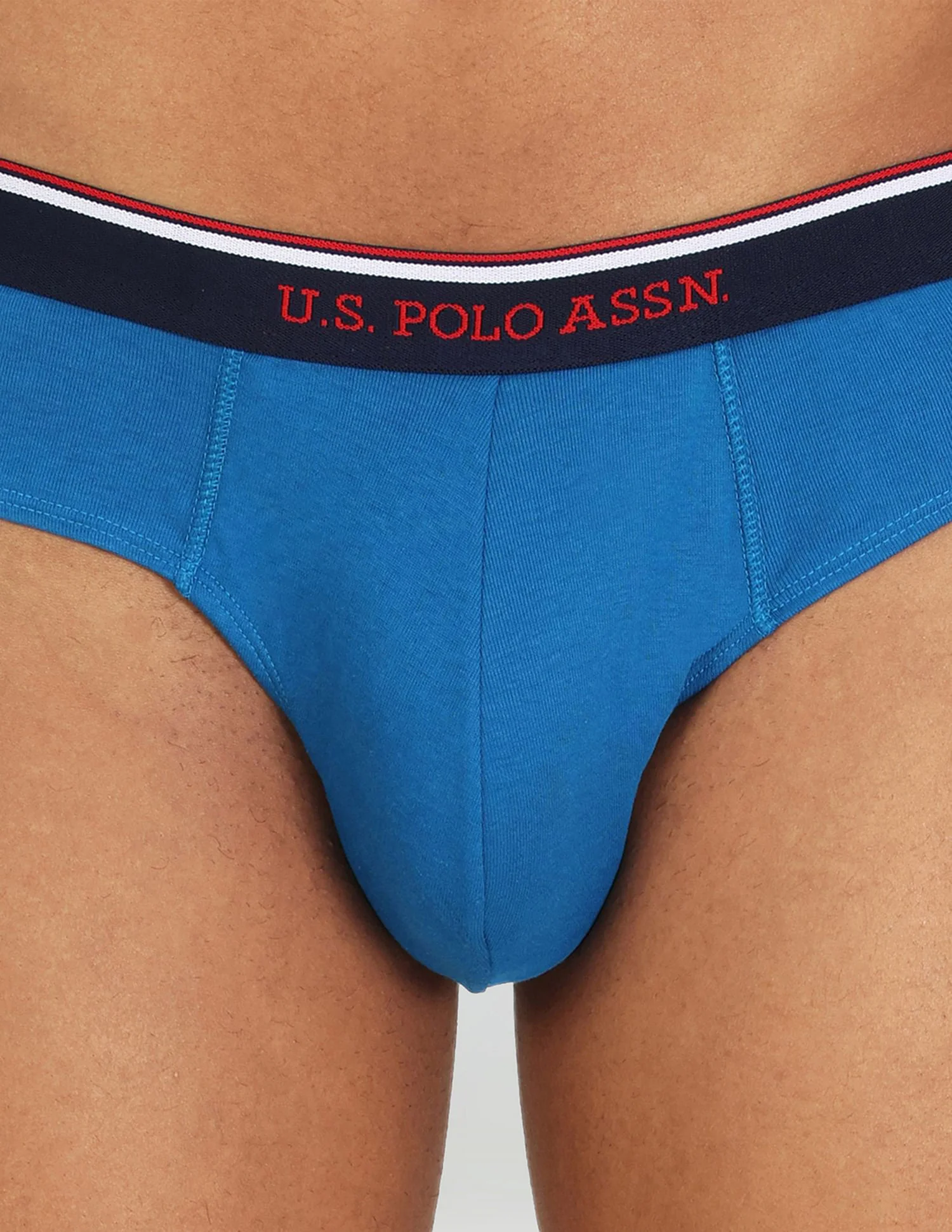 Solid Rib Knit Cotton I666 Briefs - Pack Of 2 - Image 5