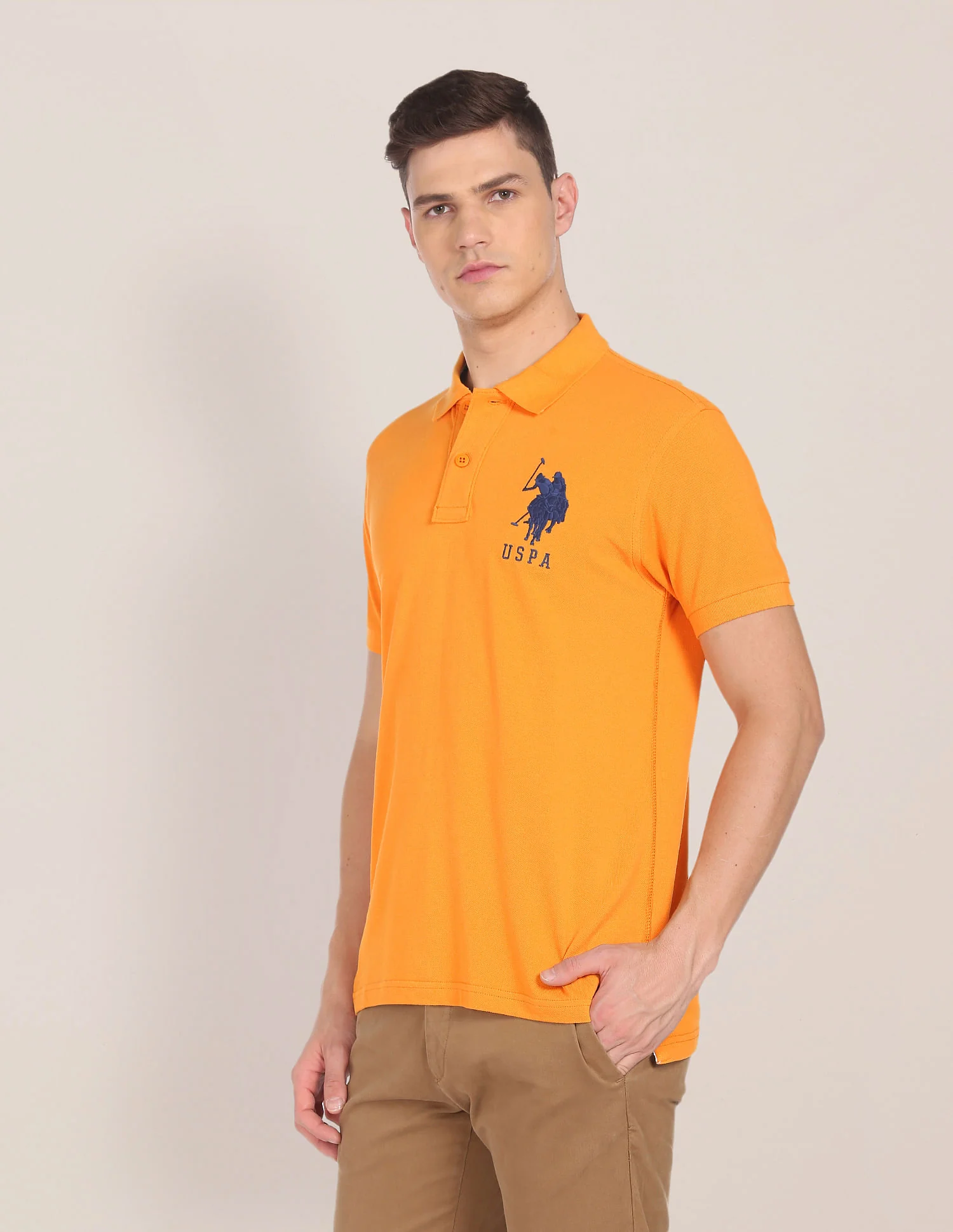 Compact Cotton Logo Polo Shirt - Image 4