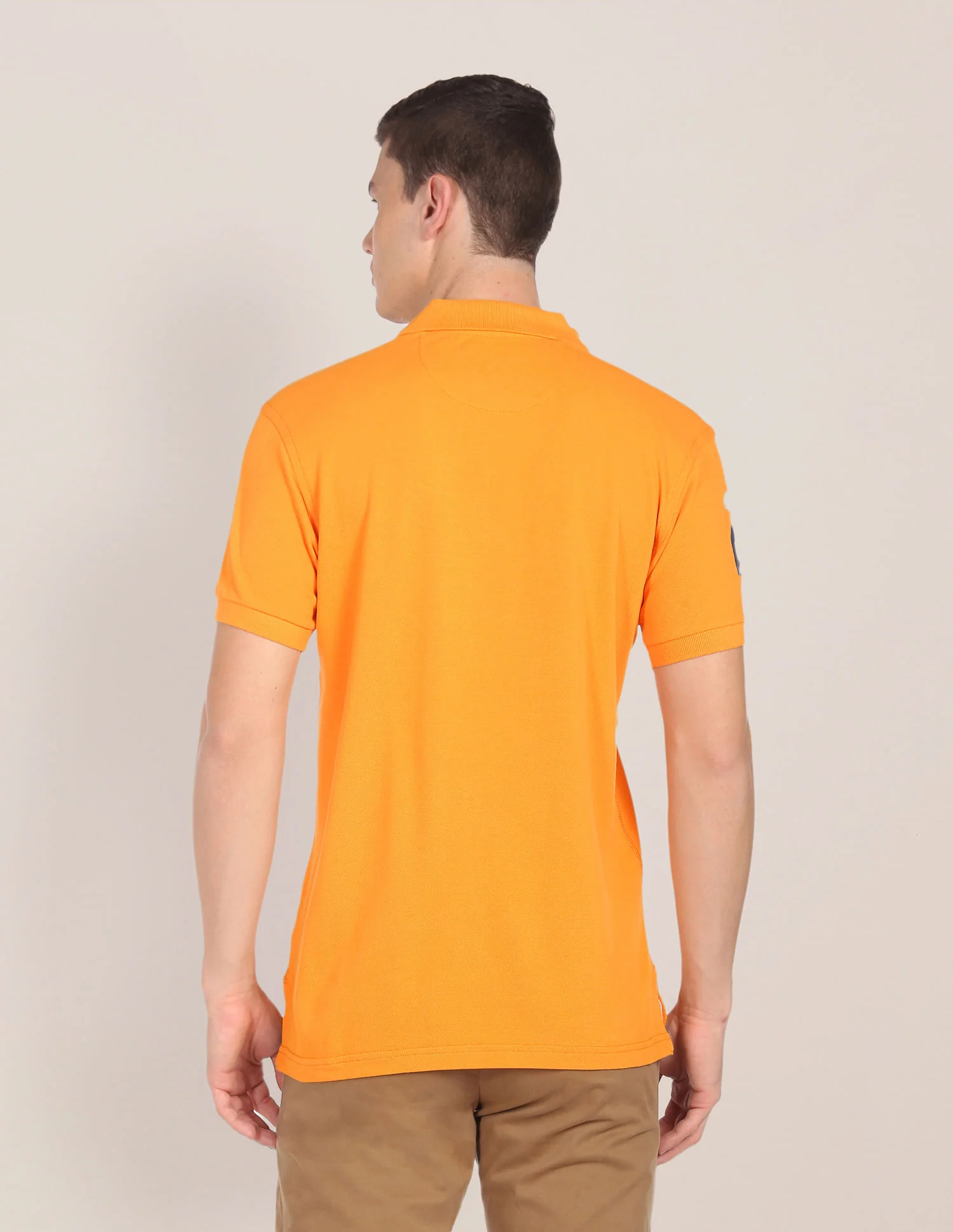 Compact Cotton Logo Polo Shirt - Image 5