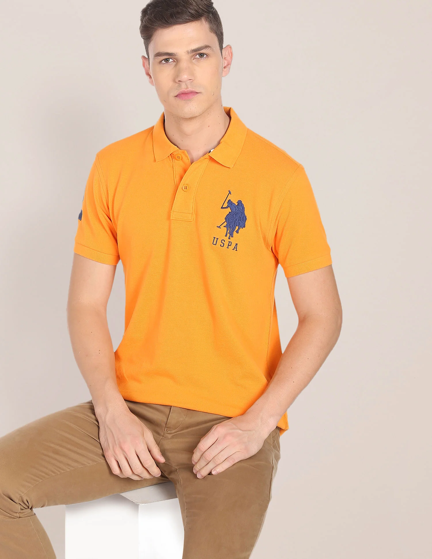 Compact Cotton Logo Polo Shirt - Image 6