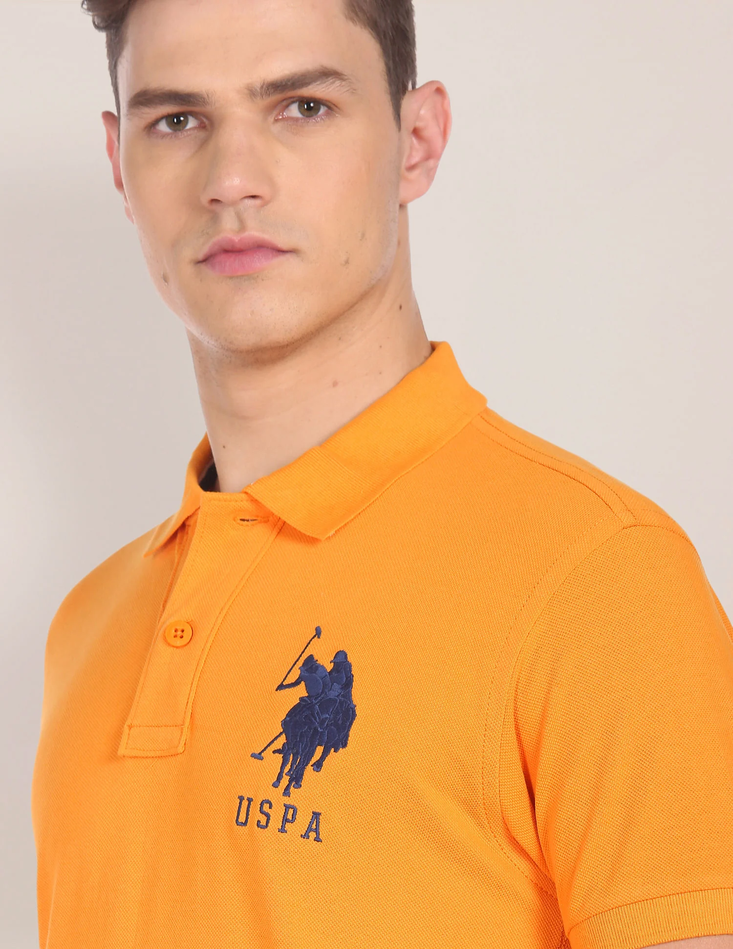 Compact Cotton Logo Polo Shirt - Image 7