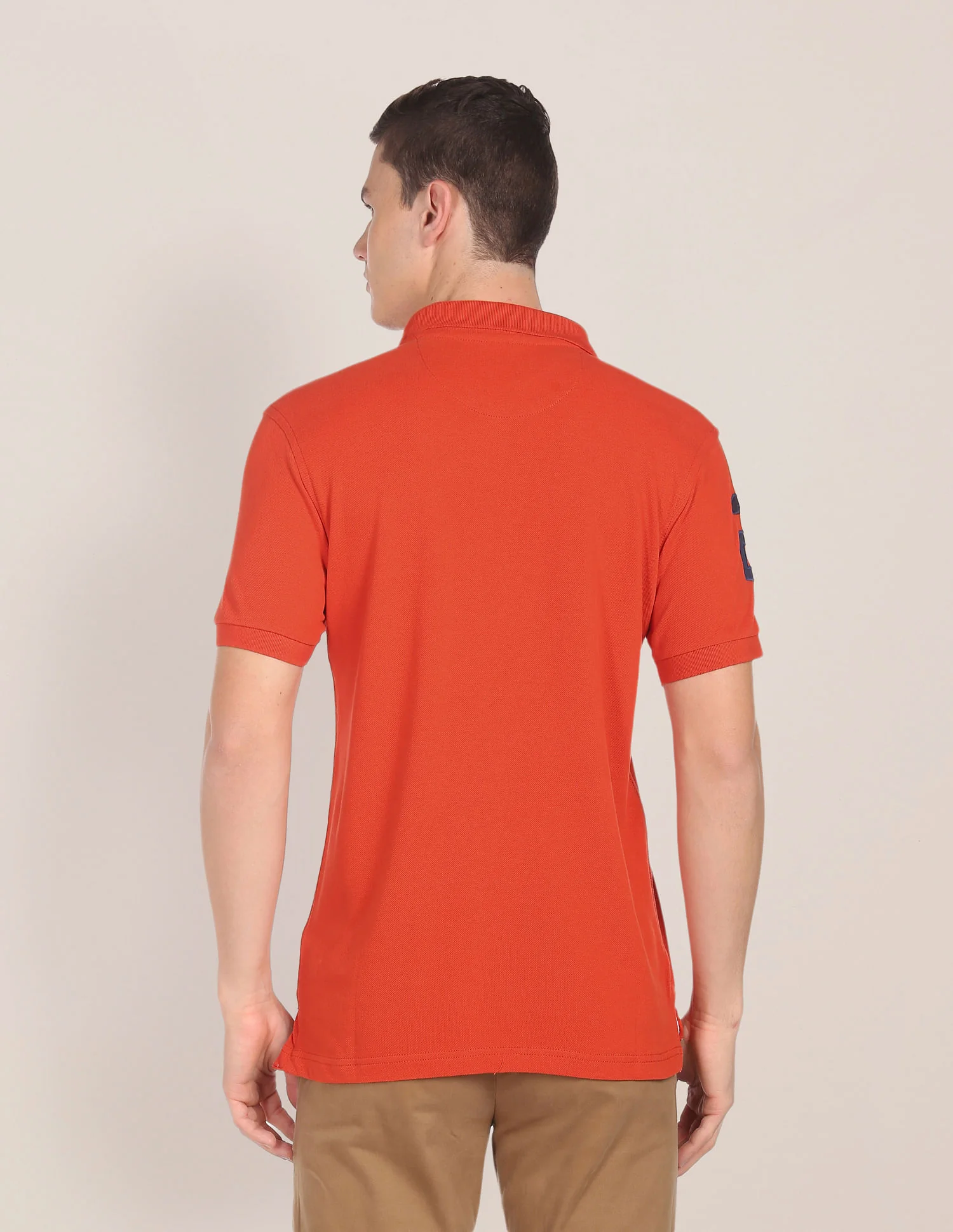 Compact Cotton Logo Polo Shirt - Image 4