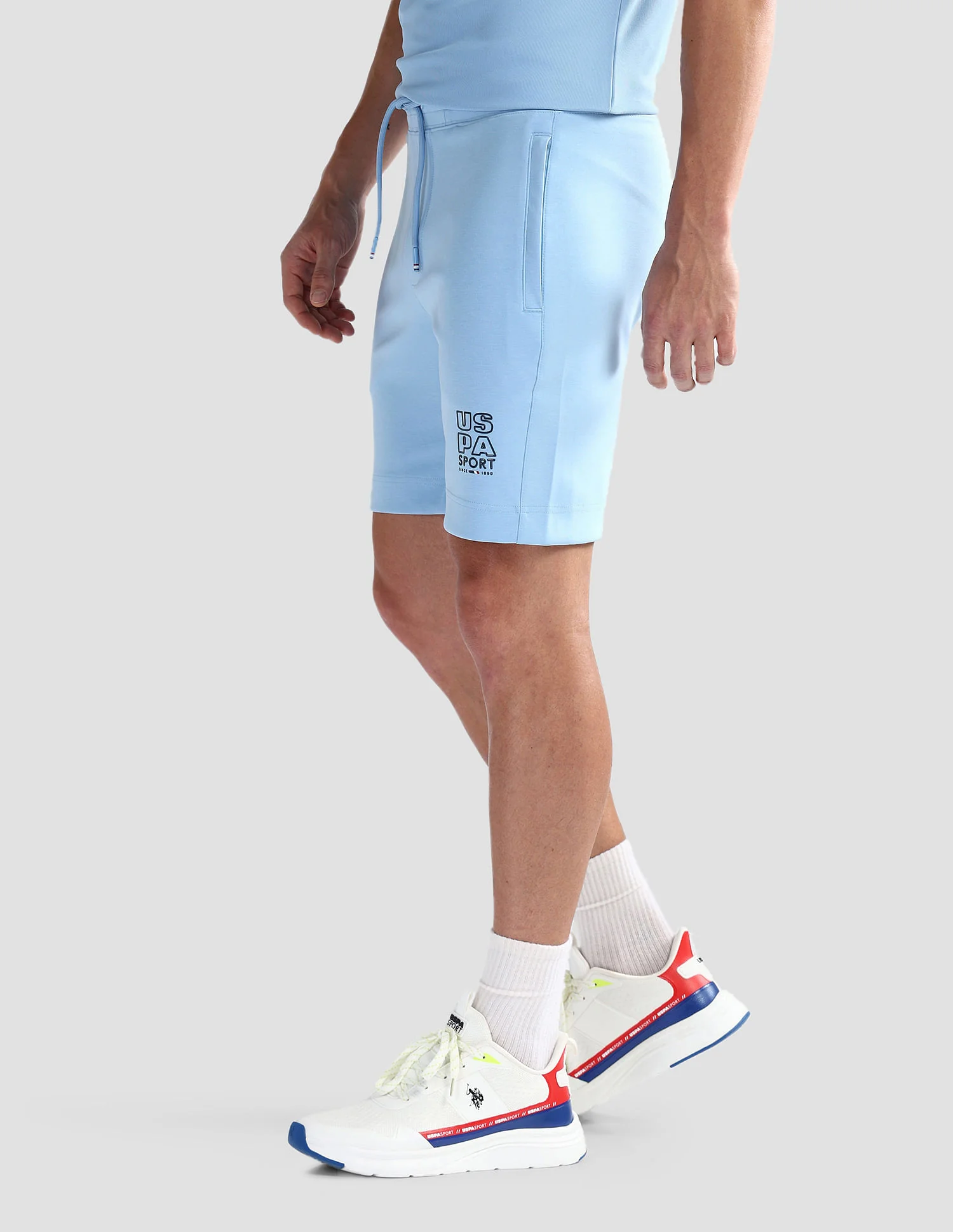 Solid Slim Fit Active Shorts - Image 5