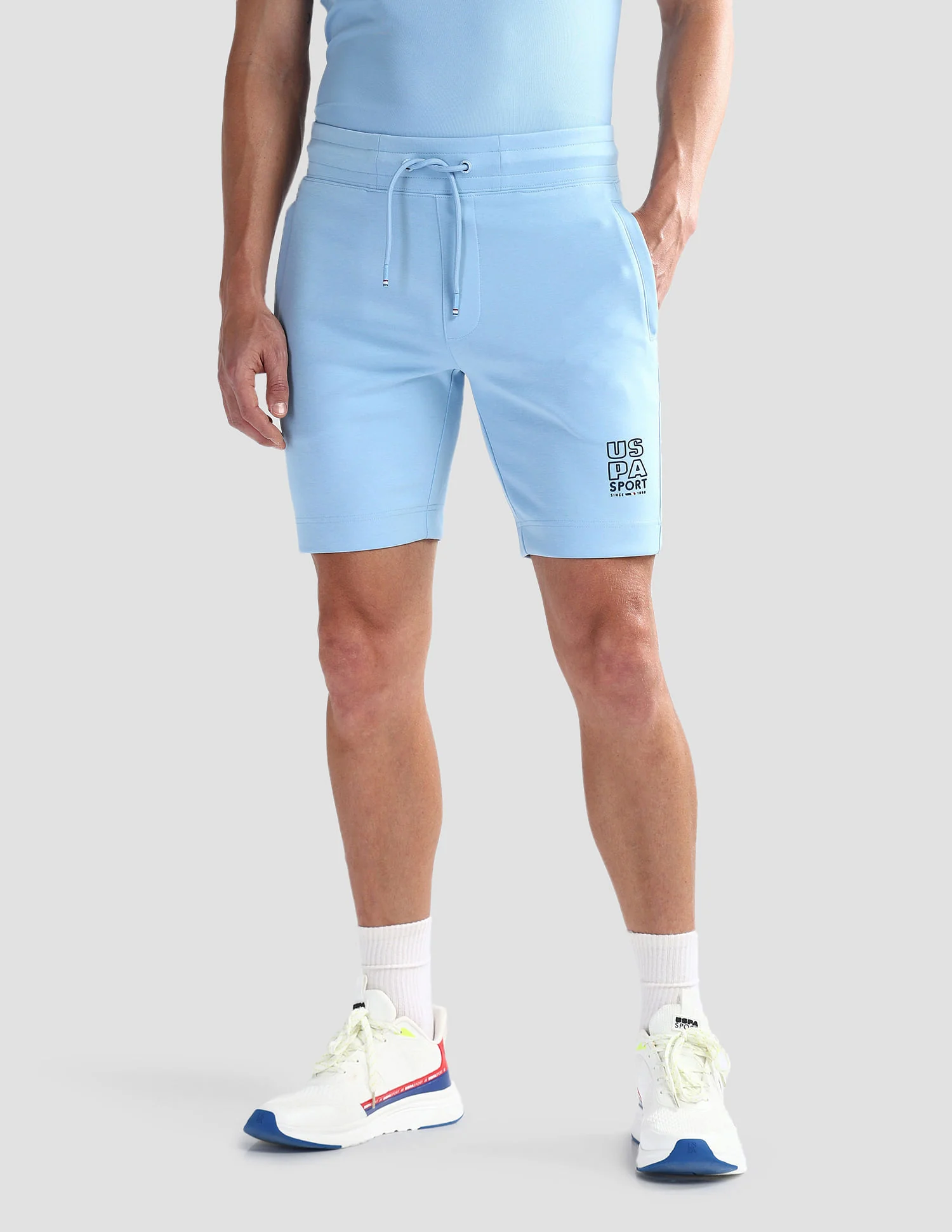 Solid Slim Fit Active Shorts - Image 7