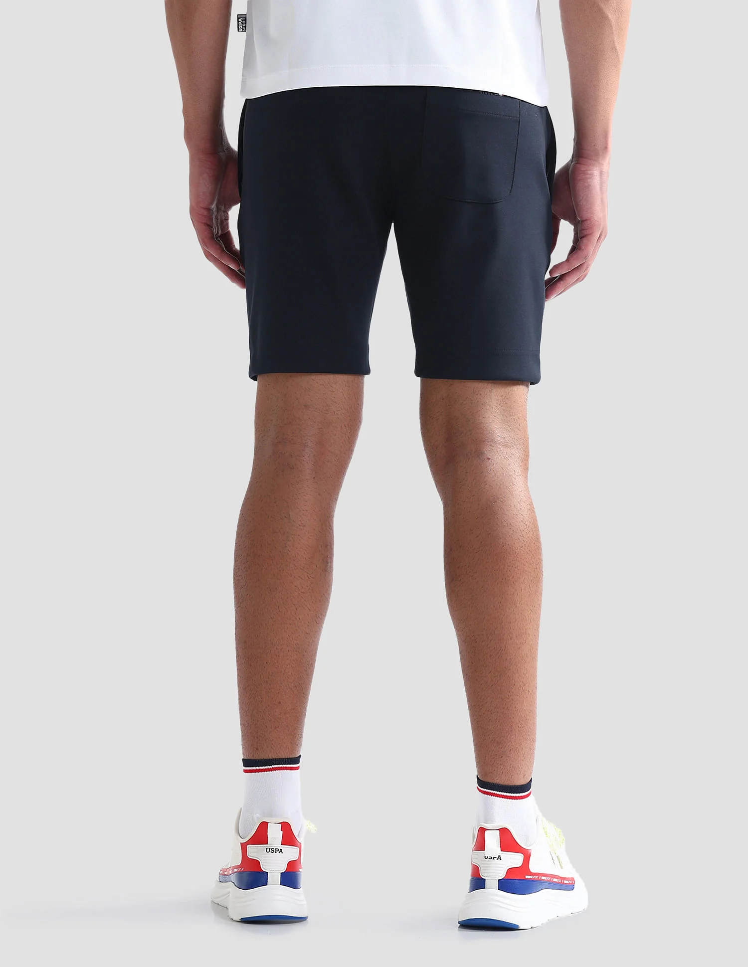 Solid Slim Fit Active Shorts - Image 6