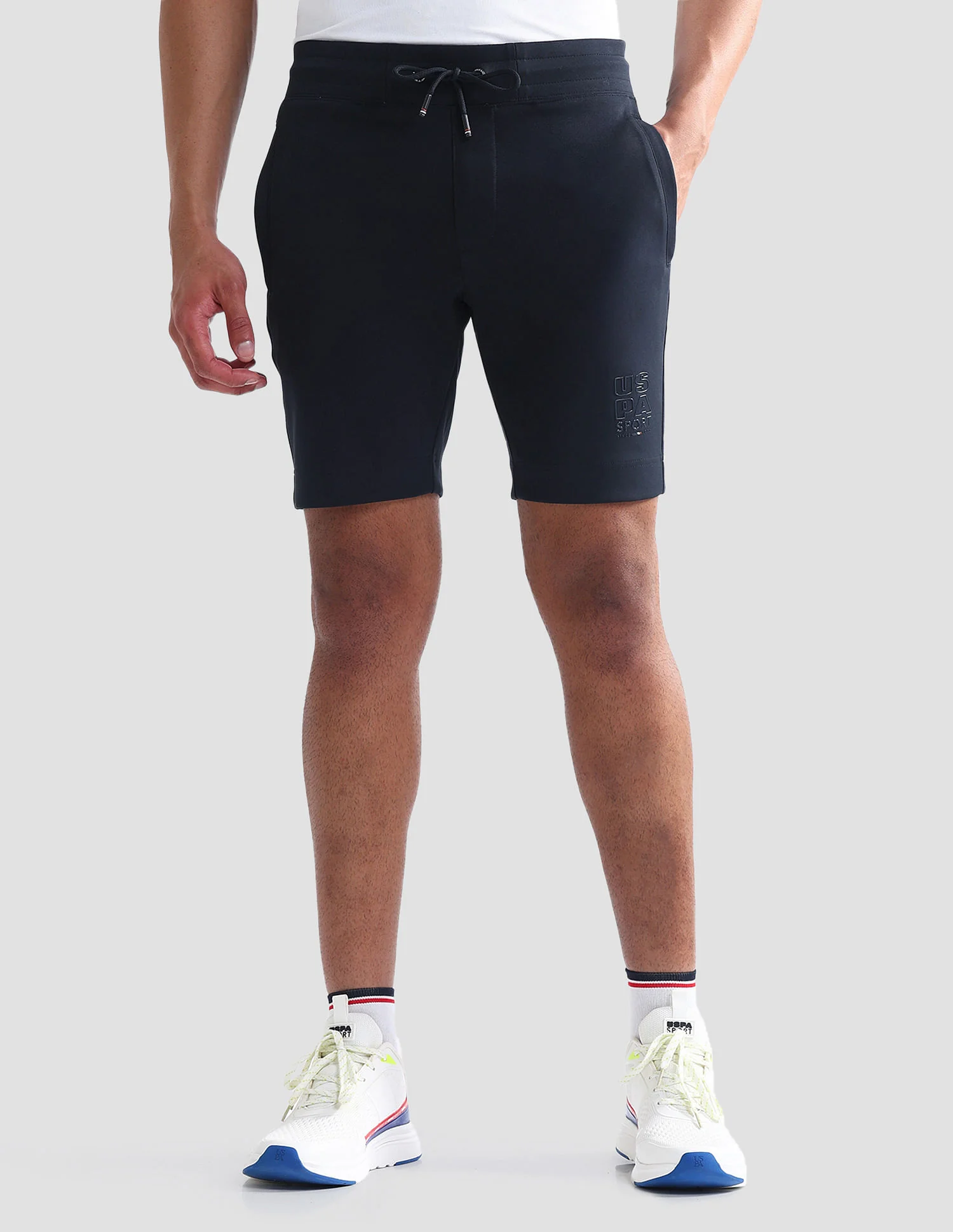 Solid Slim Fit Active Shorts - Image 7